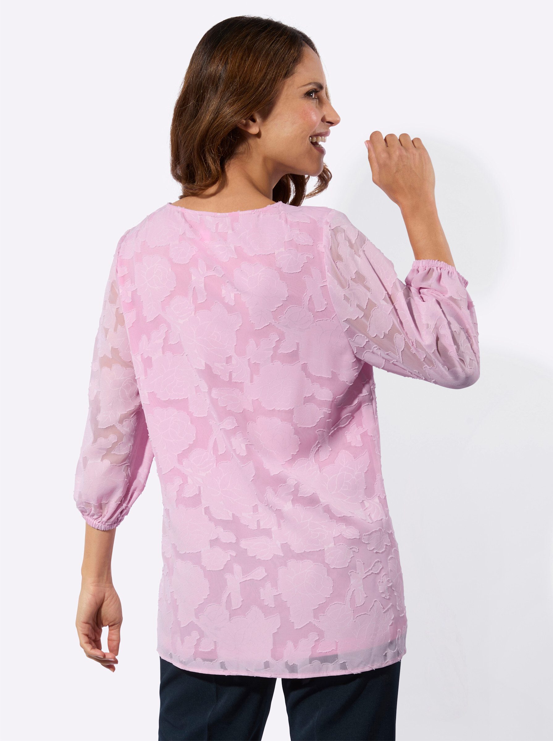Witt Klassische Bluse Longbluse 3/4-Arm
