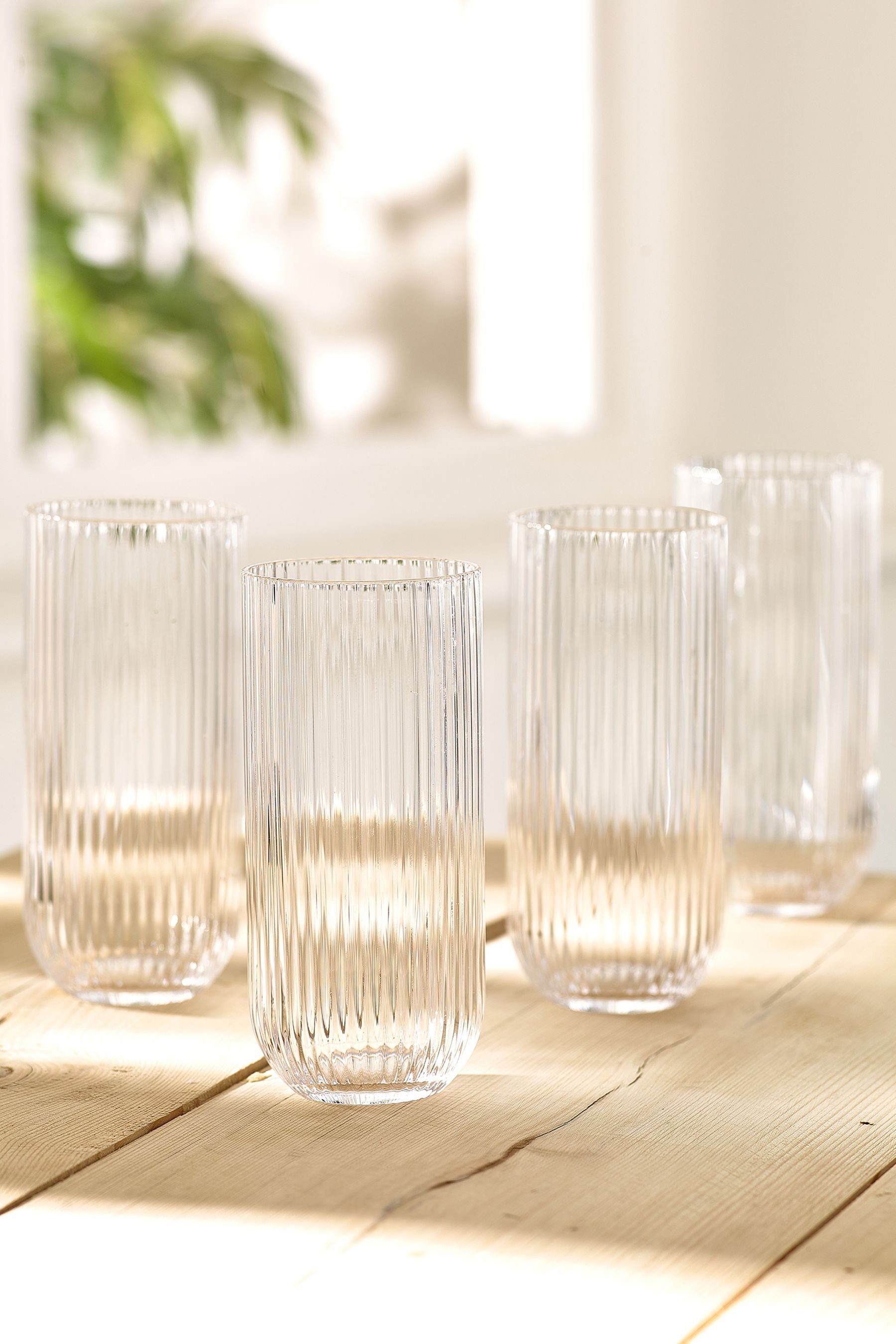 Next Tumbler-Glas 4er-Set Hollis Glassware Bechergläser, 1-tlg., Glas