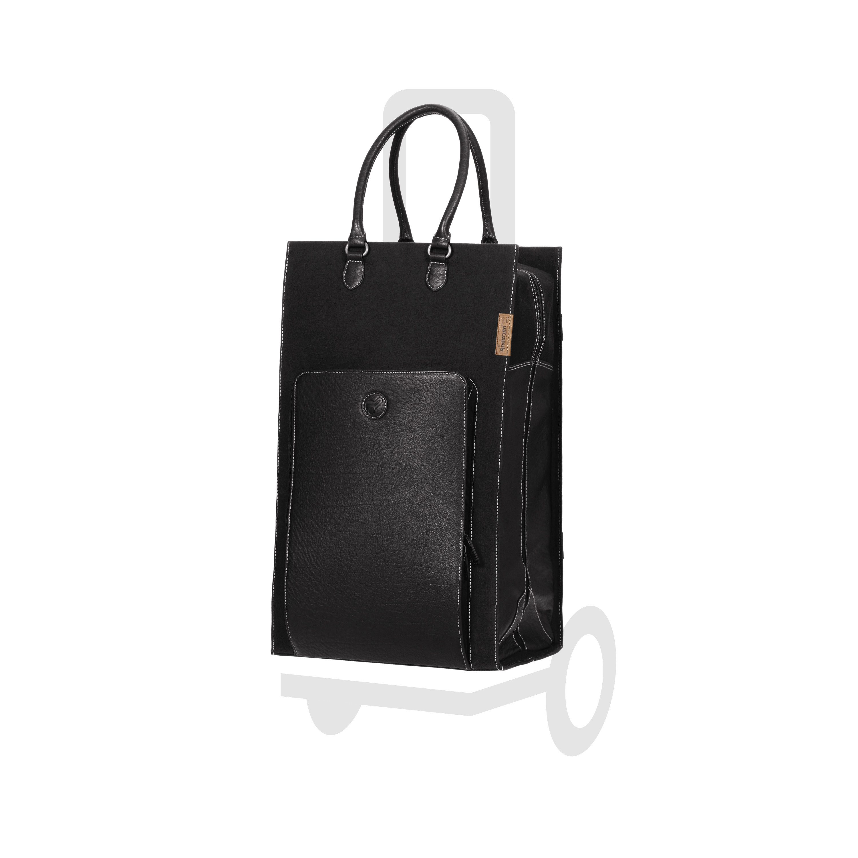 Einkaufstrolley Tasche Charu schwarz