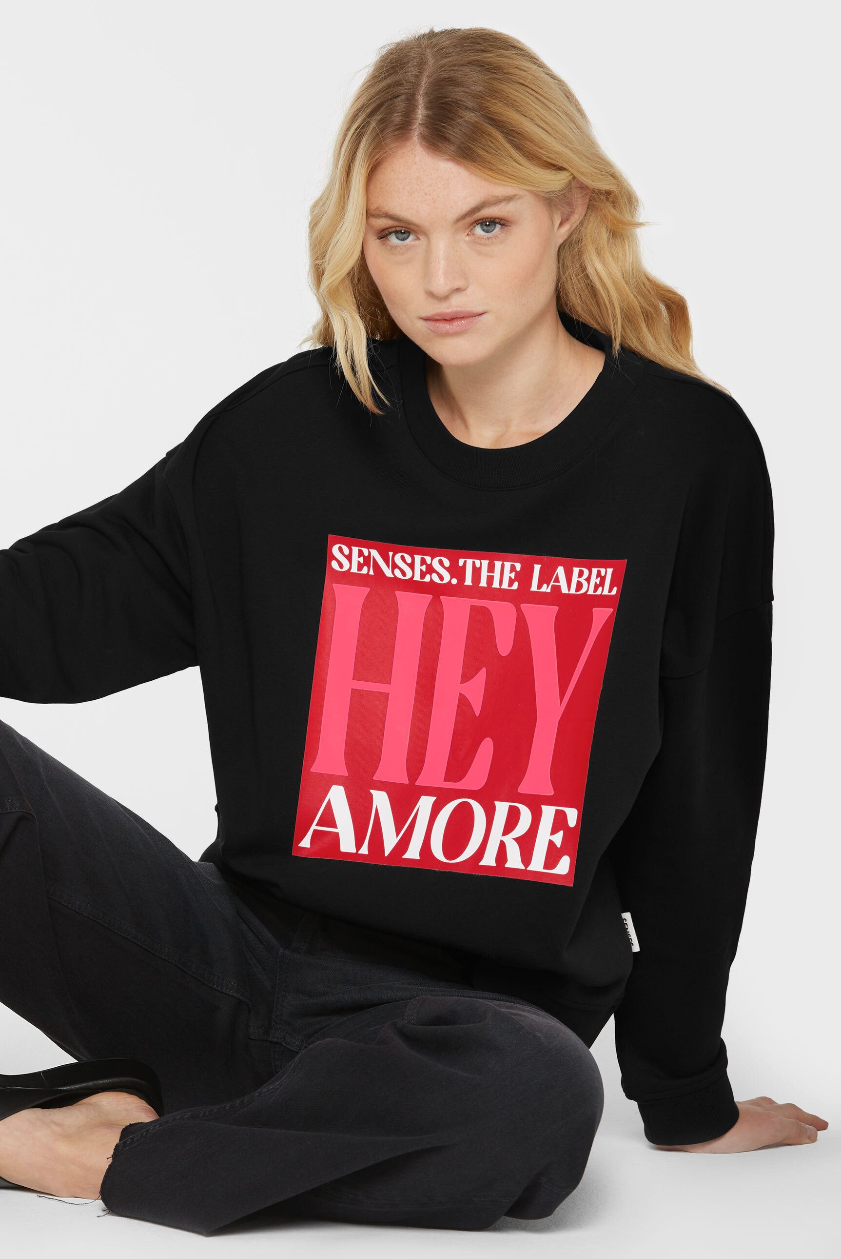 SENSES.THE LABEL Sweater mit überschnittenen Schultern – Bild 3 von 5