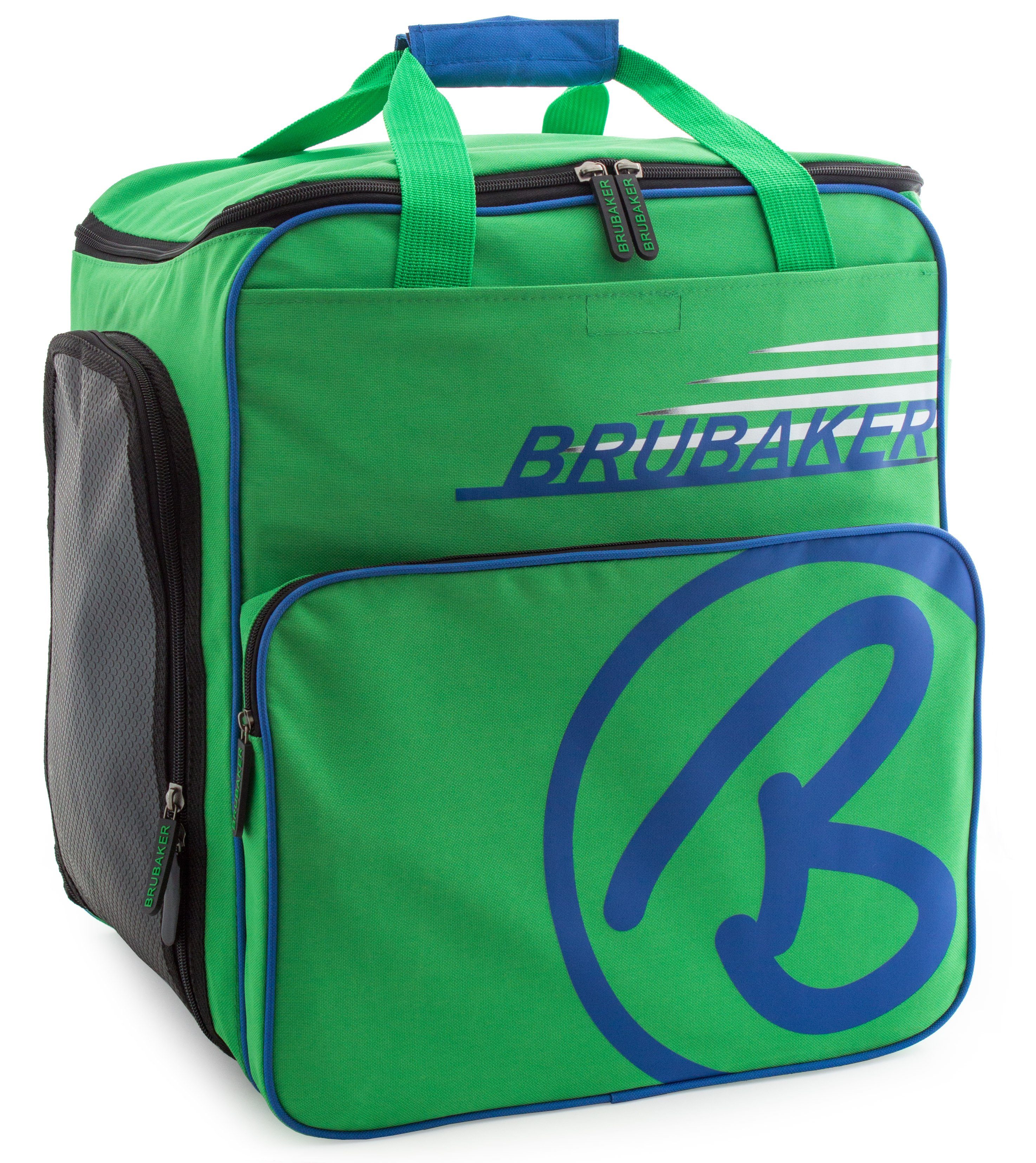 BRUBAKER Sporttasche Skischuhtasche, Skitasche für Skistiefel (1-tlg., reißfest und schnittfest), Komfort Stiefeltasche mit Rucksackfunktion für Skischuhe, Helmtasche