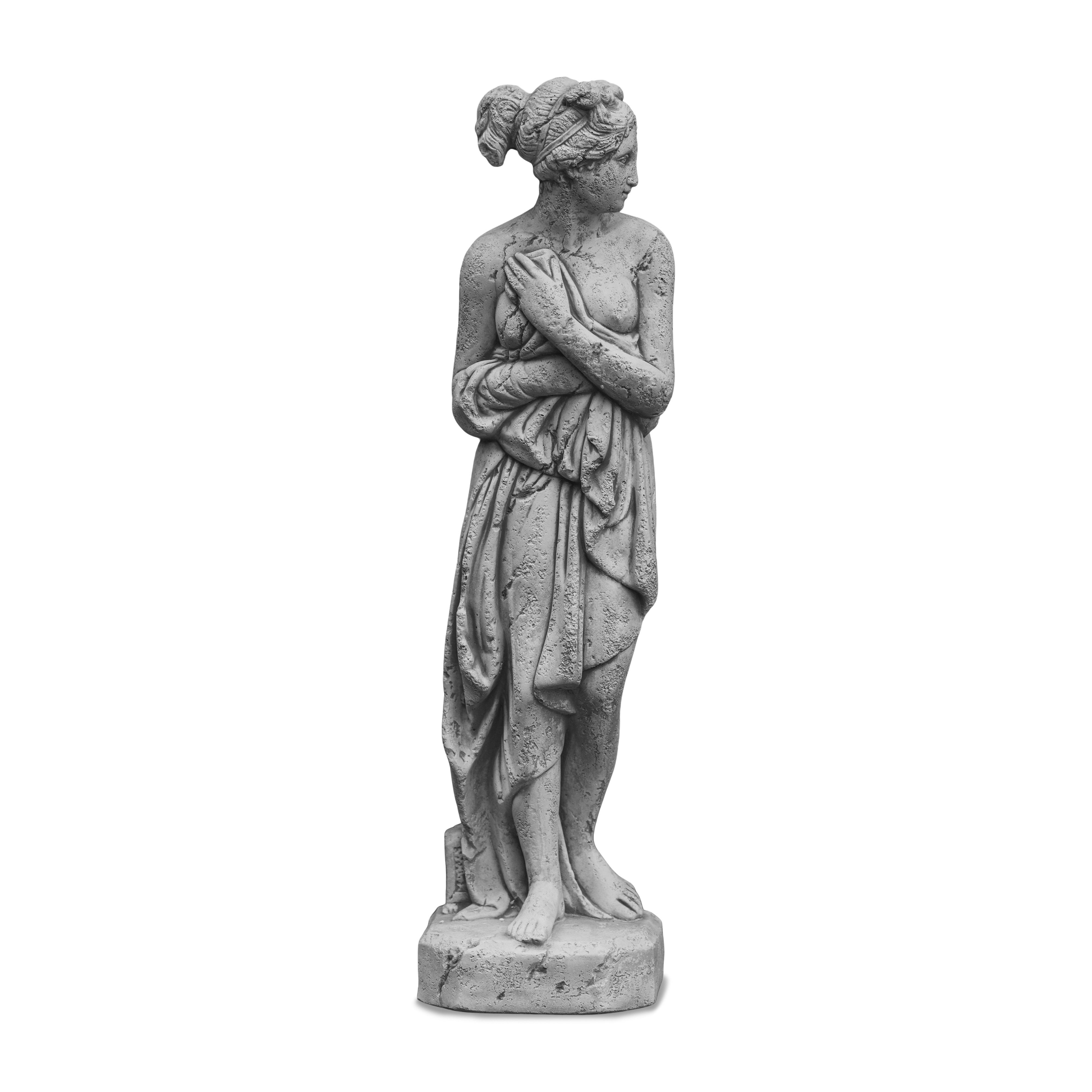 gartendekoparadies.de Gartenfigur Venus Italica Statue nach Antonio Canova, Steinfigur, H. 80 cm, 24 kg, Frostsicher