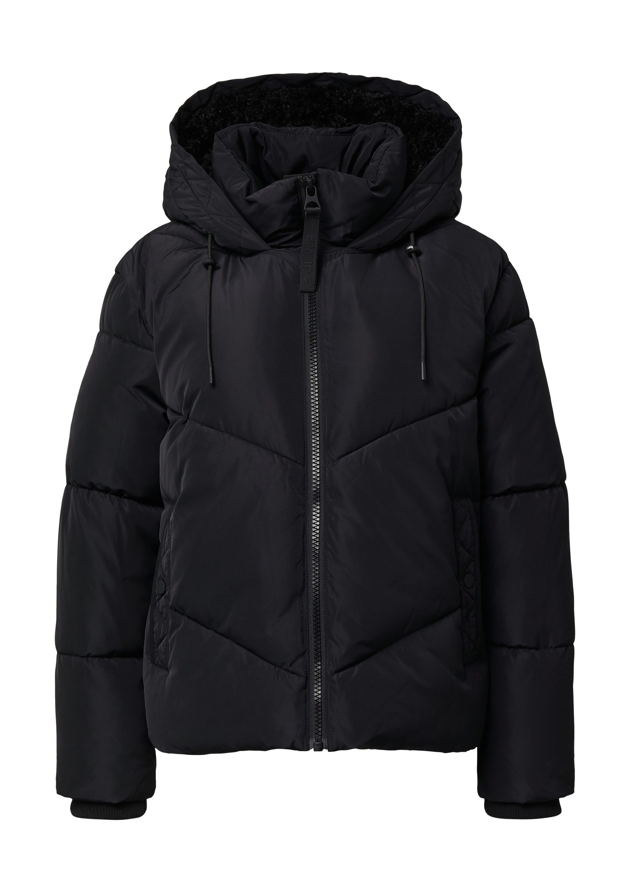 s.Oliver Winterjacke Outdoor-Jacke Pufferjacke mit gefütterter Kapuze günstig online kaufen