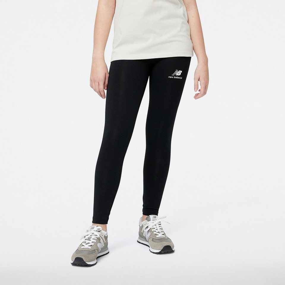 New Balance Leggings Essentials Stacked Logo Cotton Legg