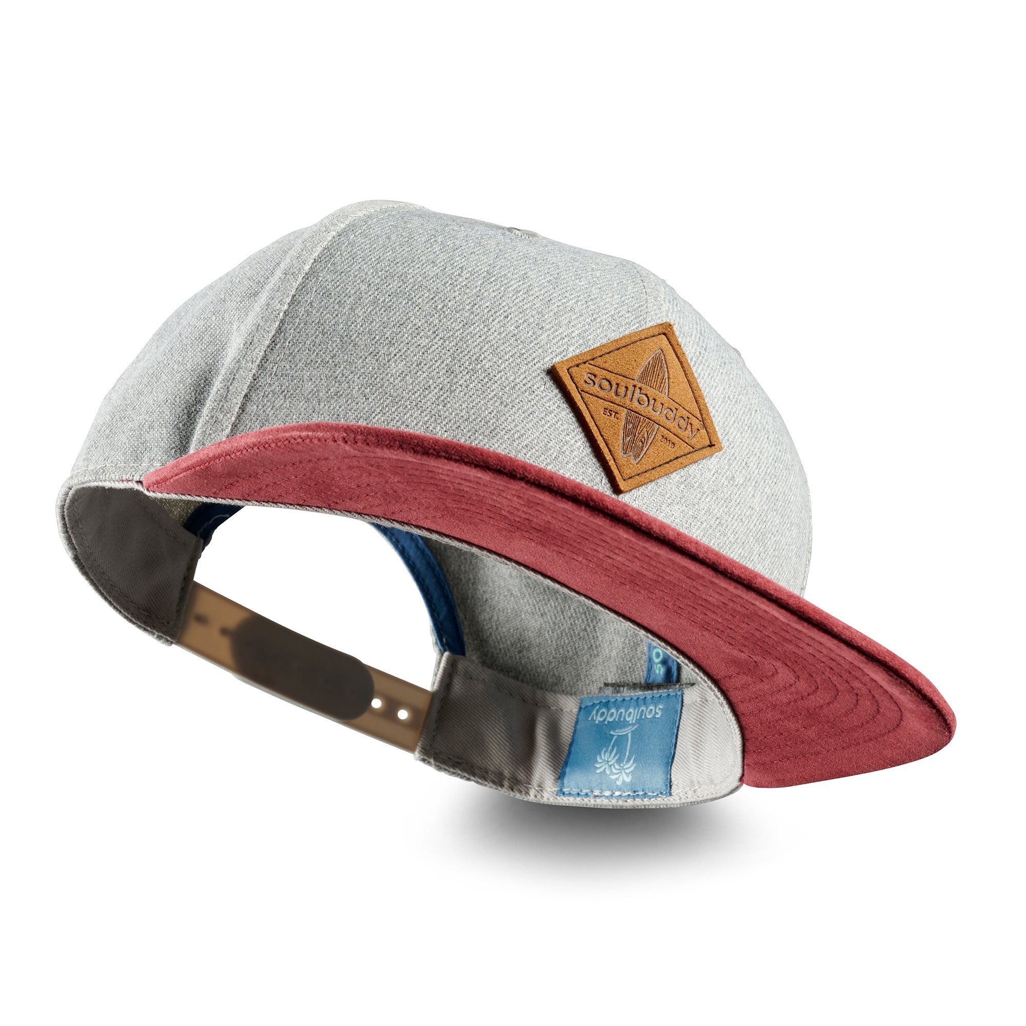 Soulbuddy Snapback Cap Herren Basecap, Baseball Cap Herren, größenverstellbare Unisex Cap (auch als Kids Caps erhältlich, One Size, Unisex, Größenverstellbar)