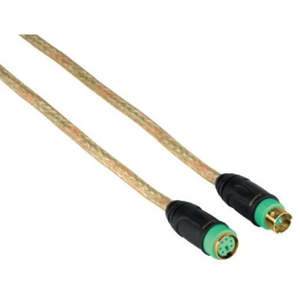 Hama GoldLine PS/2 Verlängerung 1,8m Computer-Kabel, PS/2, Kein (180 cm), PS2-Verlängerung, Mini-Din, PS2-Stecker auf Buchse für Tastatur Maus