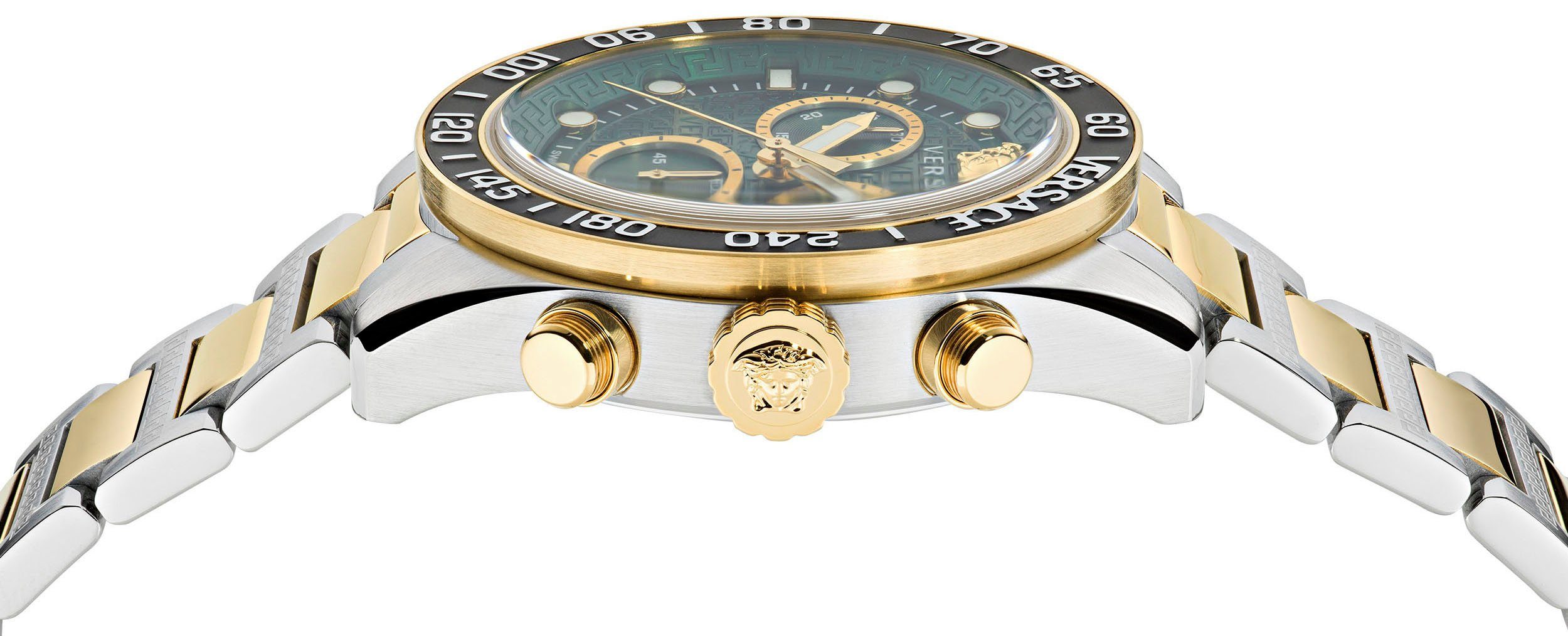 bicolor VE6K00423 Chronograph Versace CHRONO, GRECA DOME