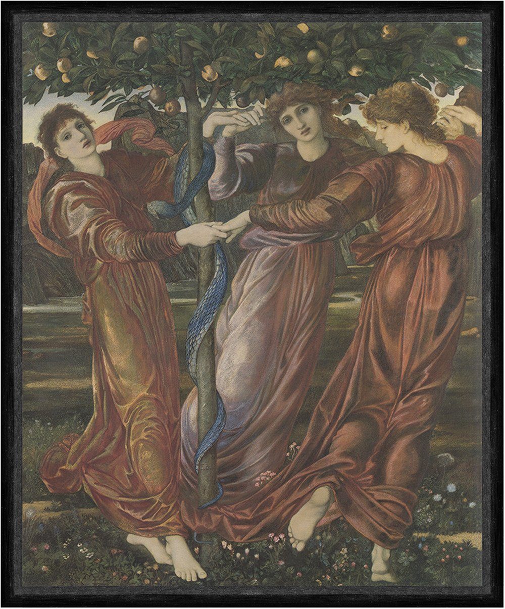 Kunstdruck Der Garten der Hesperiden Edward BurneJones um 1870 Faks