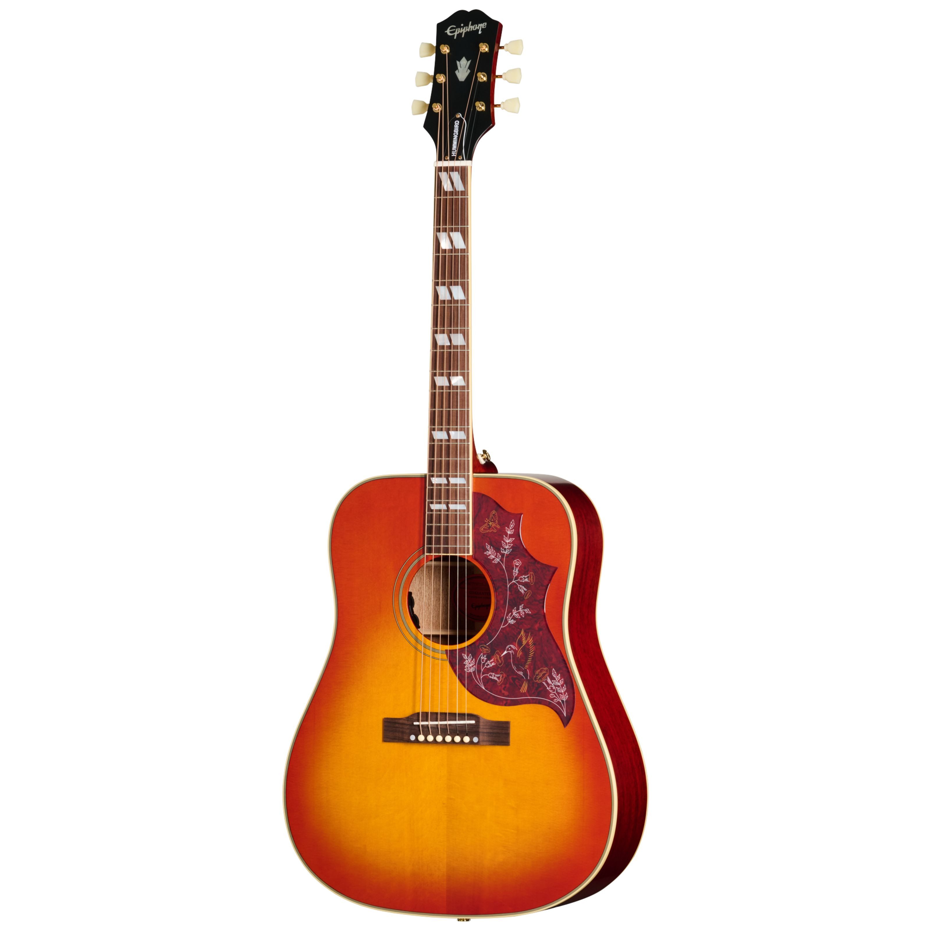 Epiphone Westerngitarre, Westerngitarren, Dreadnought Gitarren, Hummingbird Standard Cherry Sunburst - Westerngitarre