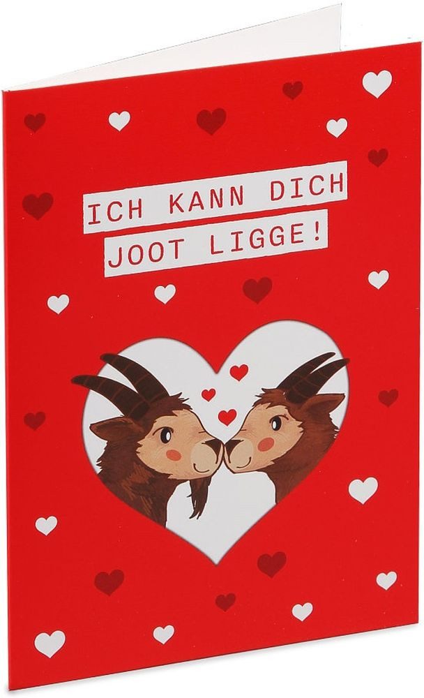1. FC Köln Grußkarte Grußkarte Ich kann dich joot ligge!