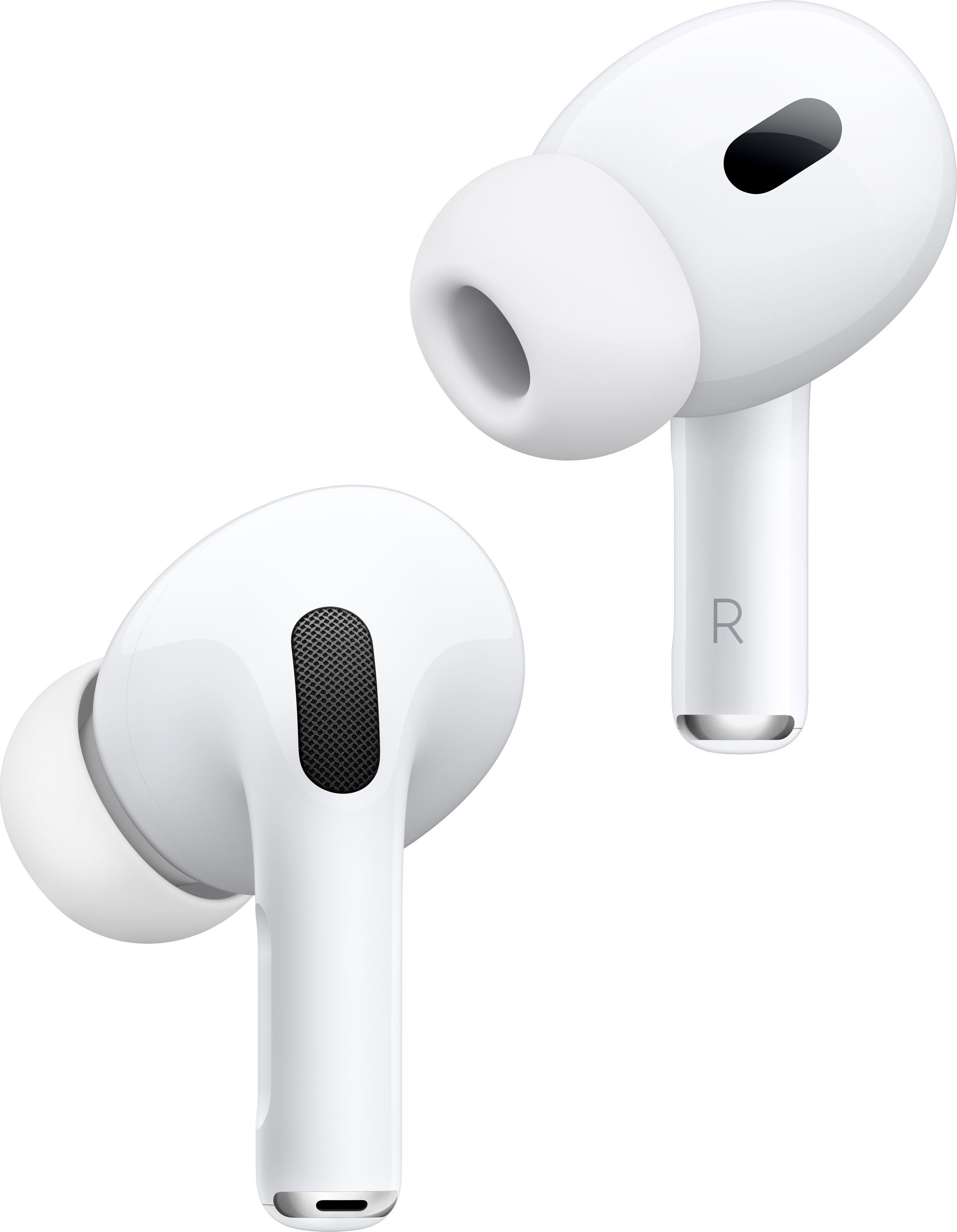 Apple AirPods Pro (2. Gen. 2023) mit MagSafe Case (USB-C) In-Ear-Kopfhörer  (Active Noise Cancelling (ANC), Freisprechfunktion, Transparenzmodus,  kompatibel mit Siri, Siri, Bluetooth)