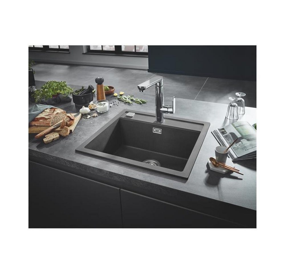 Thumbnail - Grohe Granitspüle Grohe Einbaubecken K700 60-C 56/51 1.0, granit grau, 0/0 cm