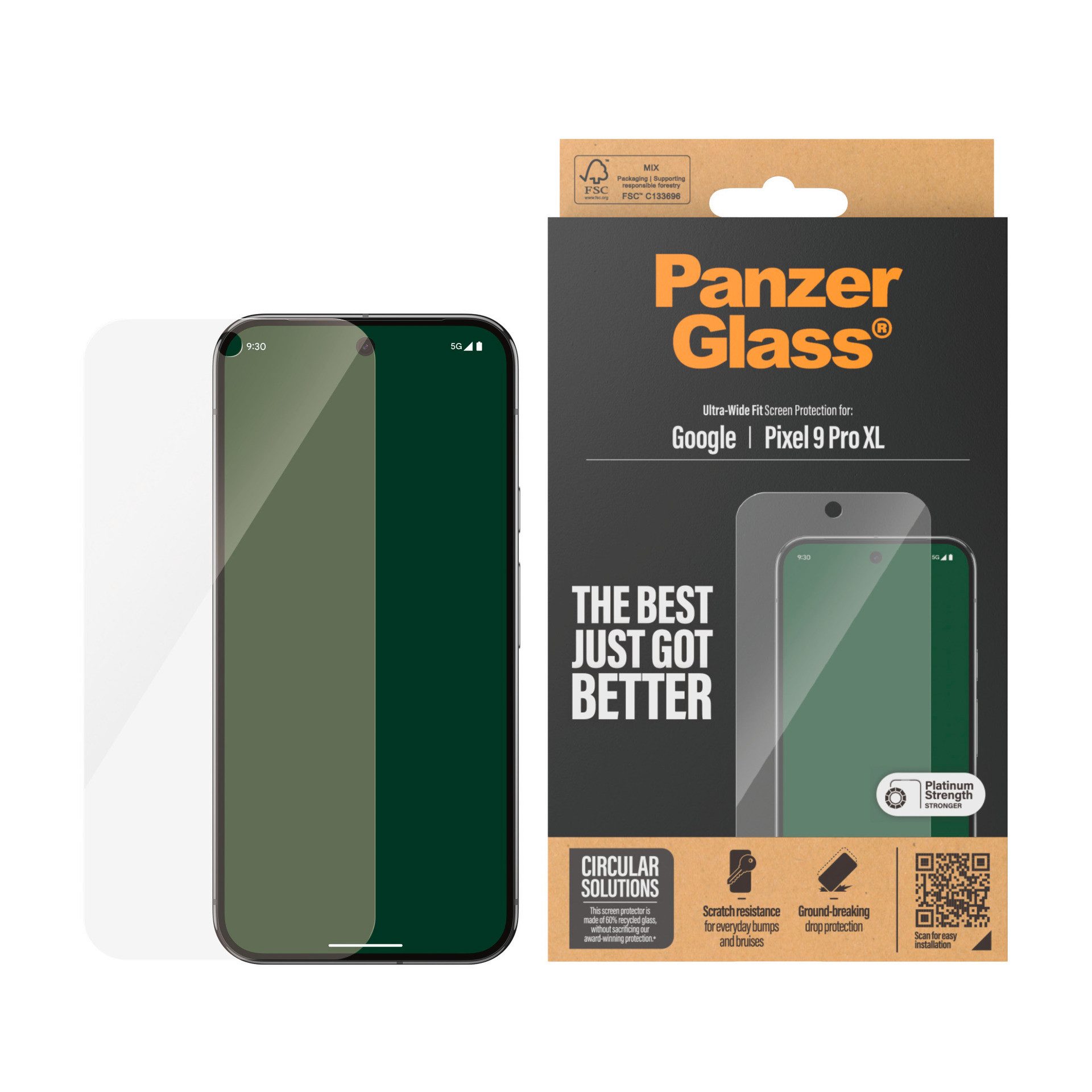 Displayschutzglas Ultra-Wide Fit Screen Protection