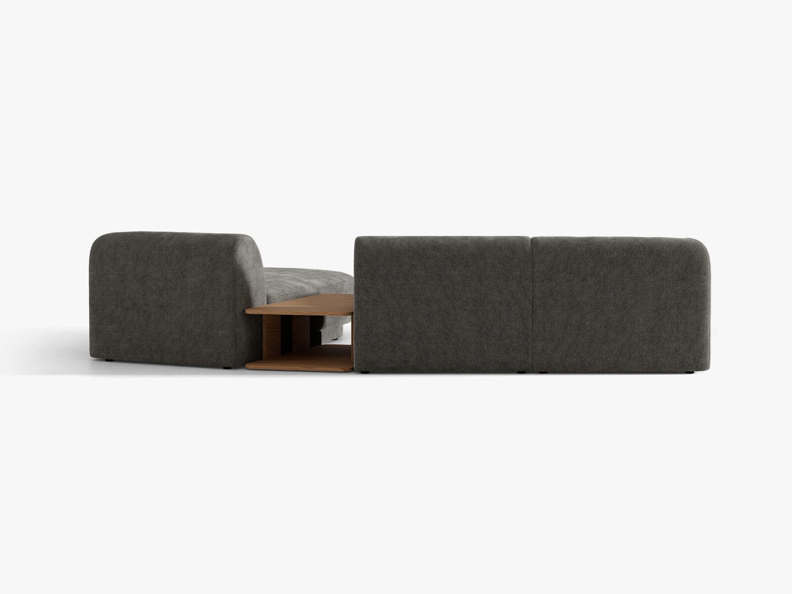Micadoni Sofa Miley, modular mit Recamiere 3-Sitzer