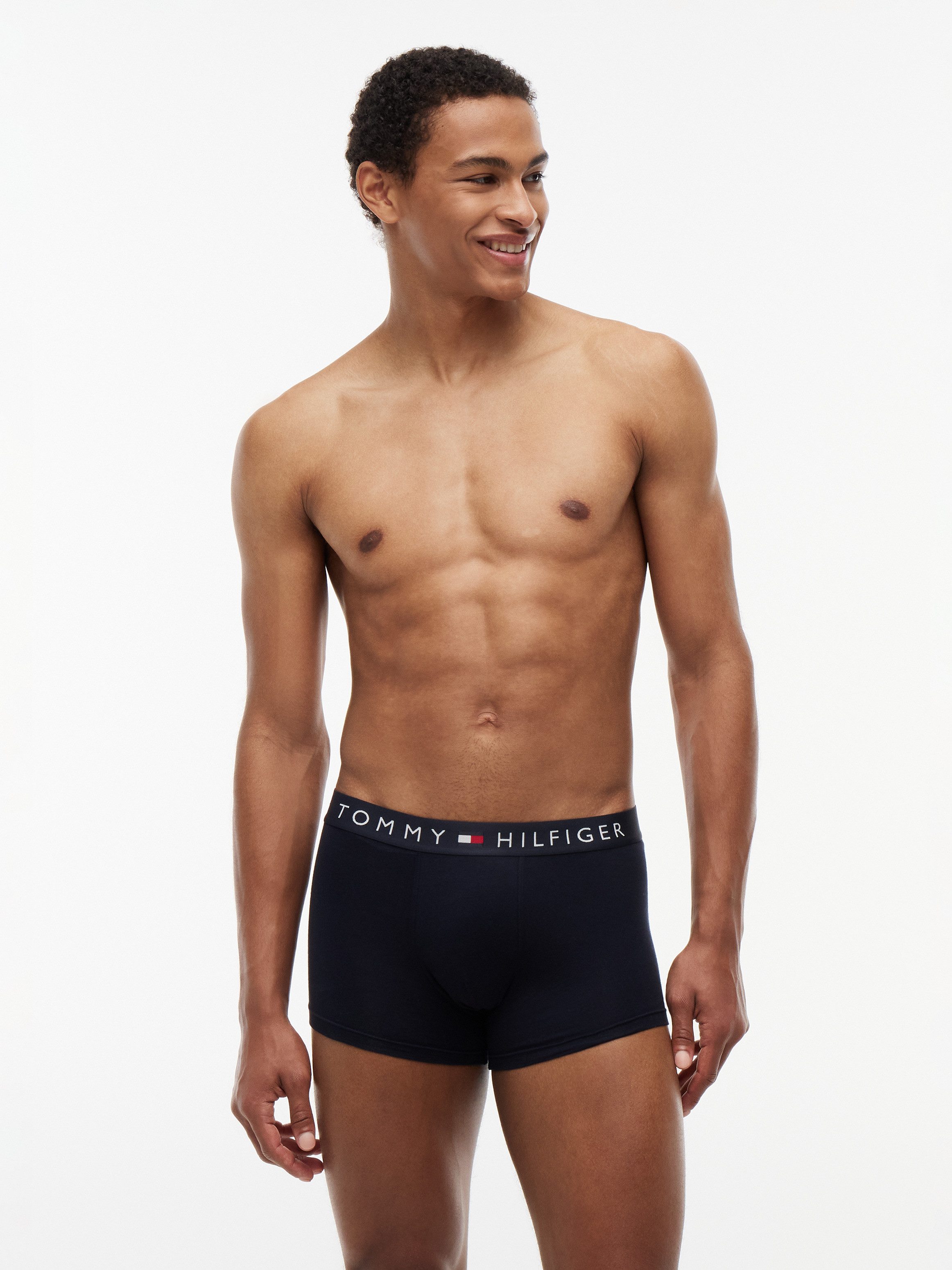 Tommy Hilfiger Underwear Trunk 3P TRUNK WB (Packung, 3-St., 3er) mit Logobund – Bild 2 von 5