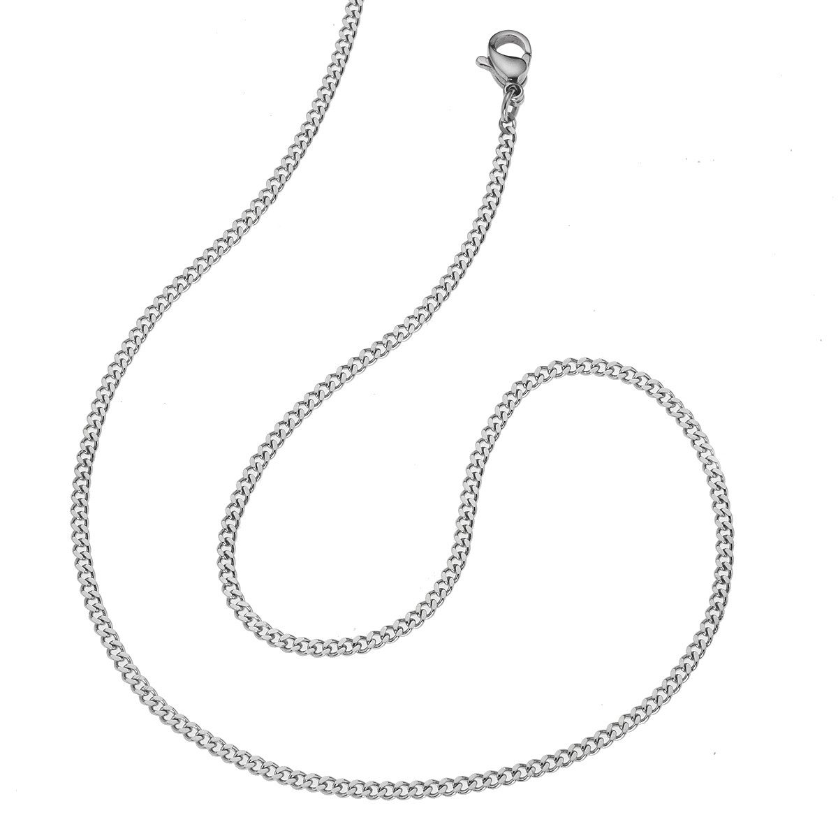 Zeeme Collierkettchen Edelstahl Panzerkette 2mm breit günstig online kaufen