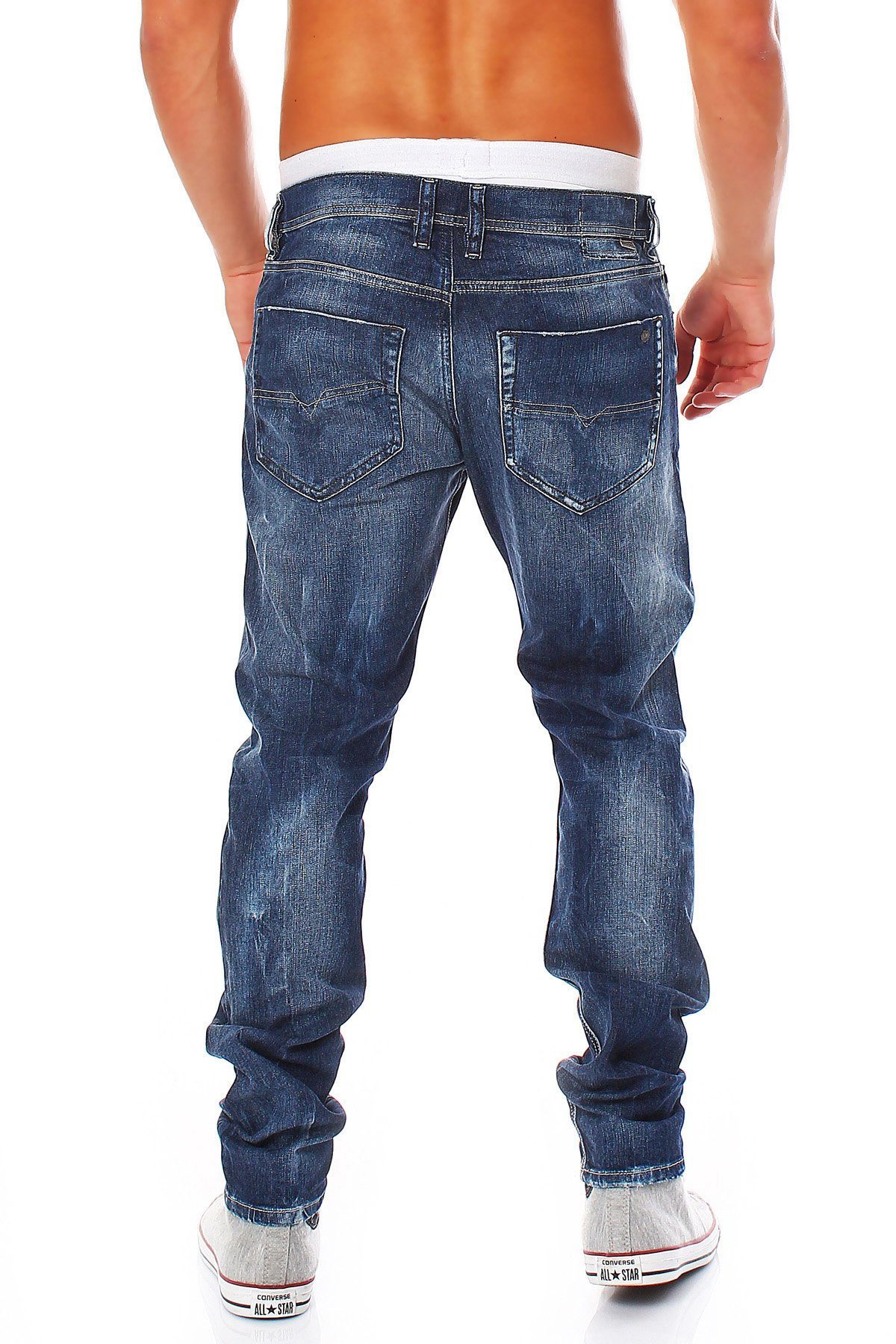 Diesel Stretch-Jeans Herren Used-Look, 0827I Style, W28 Tepphar Dezenter Stretch, Grösse: Pocket Röhrenjeans, 5 L32