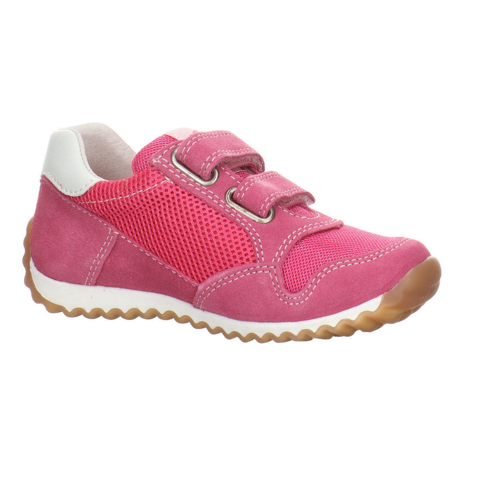 Leder-/Textilkombination Schnürhalbschuhe FUCHSIA Jungen Sneaker Klettschuh Naturino Sammy