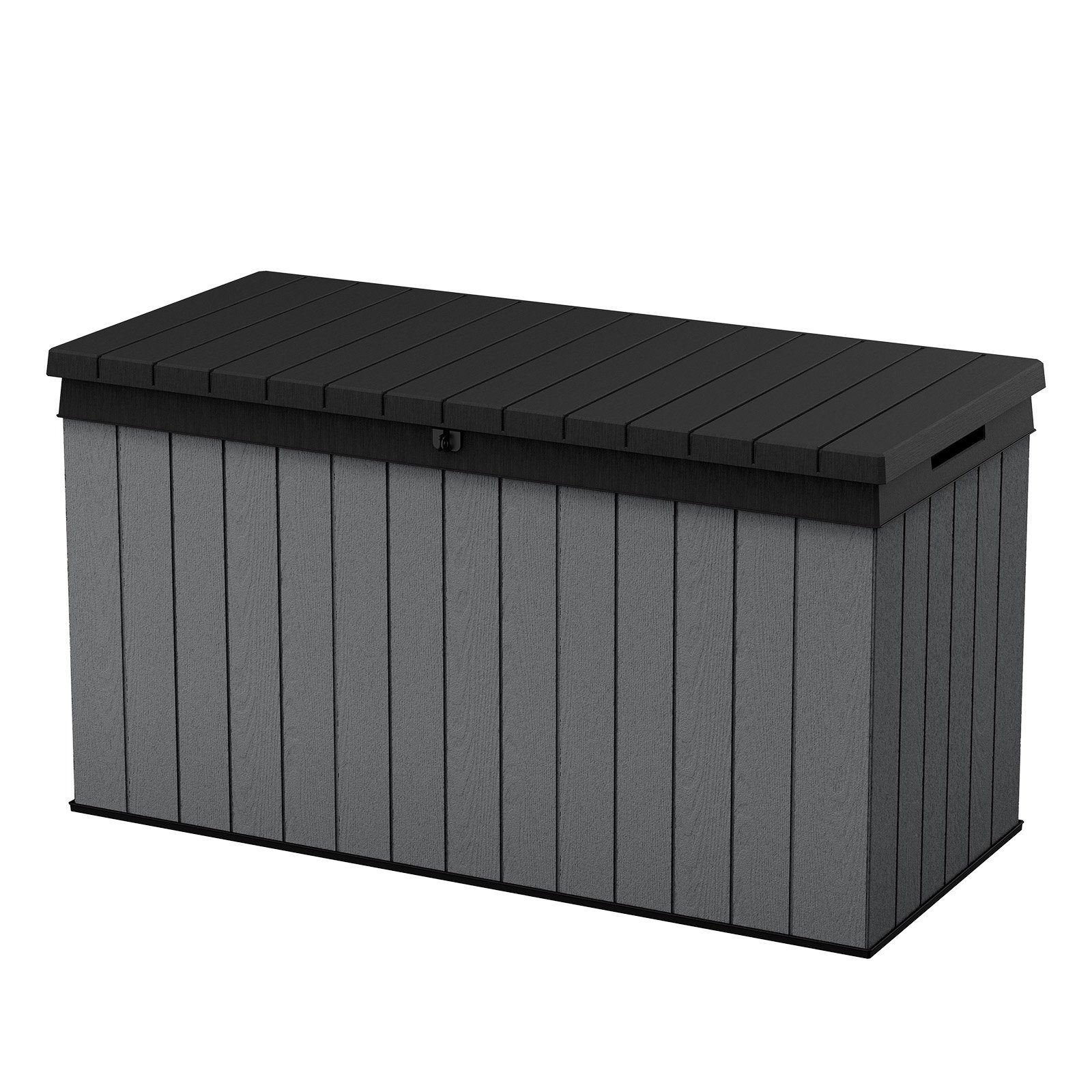 Keter Gartenbox Keter Aufbewahrungsbox DARWIN Braun, 570 L, belastbar ...