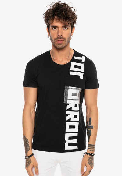 RedBridge T-Shirt West Valley City mit durchsichtiger Brusttasche