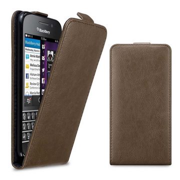 Cadorabo Handyhülle Blackberry Q10 Blackberry Q10, Handy Schutzhülle, Klappbare Hülle, Kunstleder mit Magnetverschluss