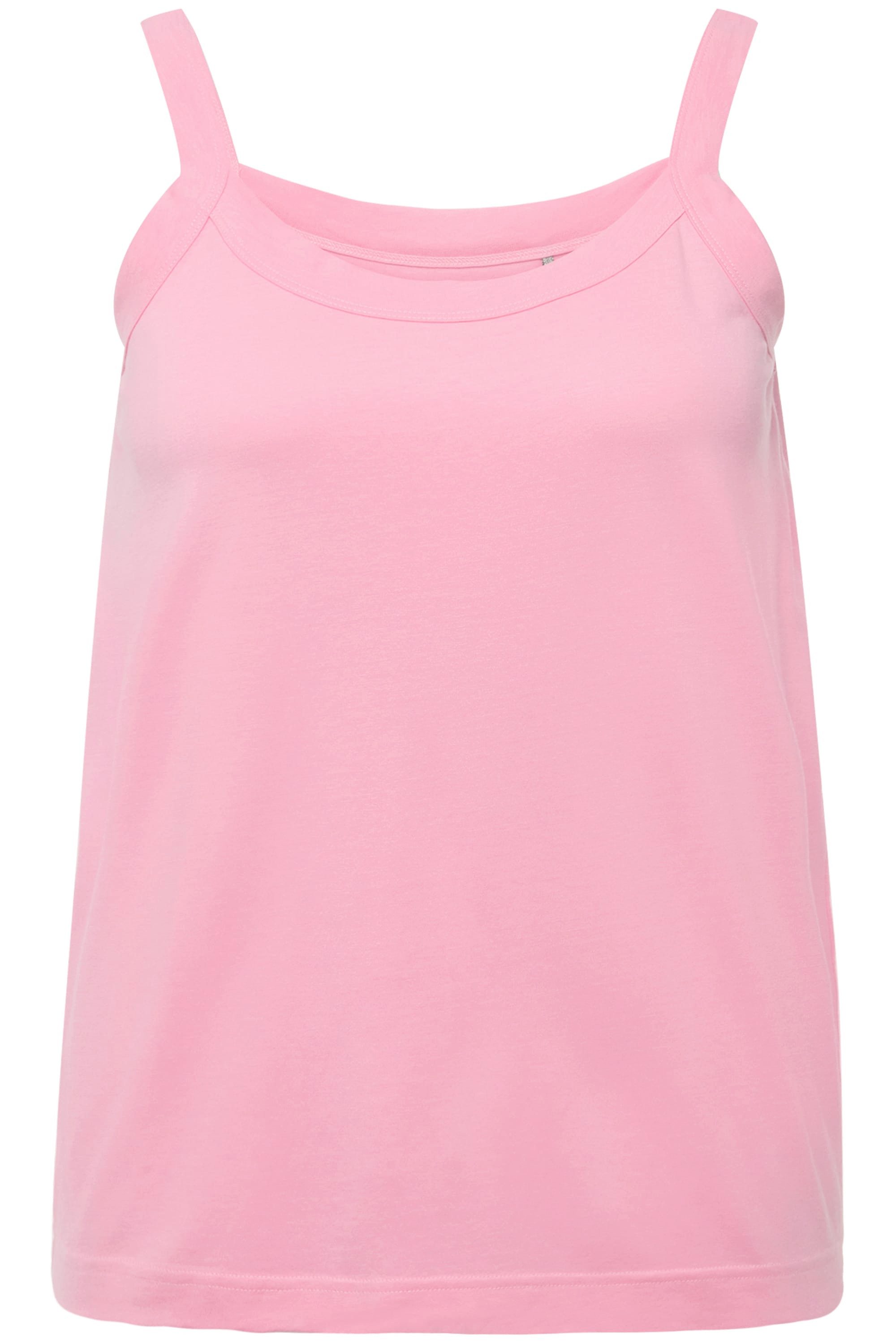 Ulla Popken Longtop Spaghettitop Rundhals Modalmix günstig online kaufen