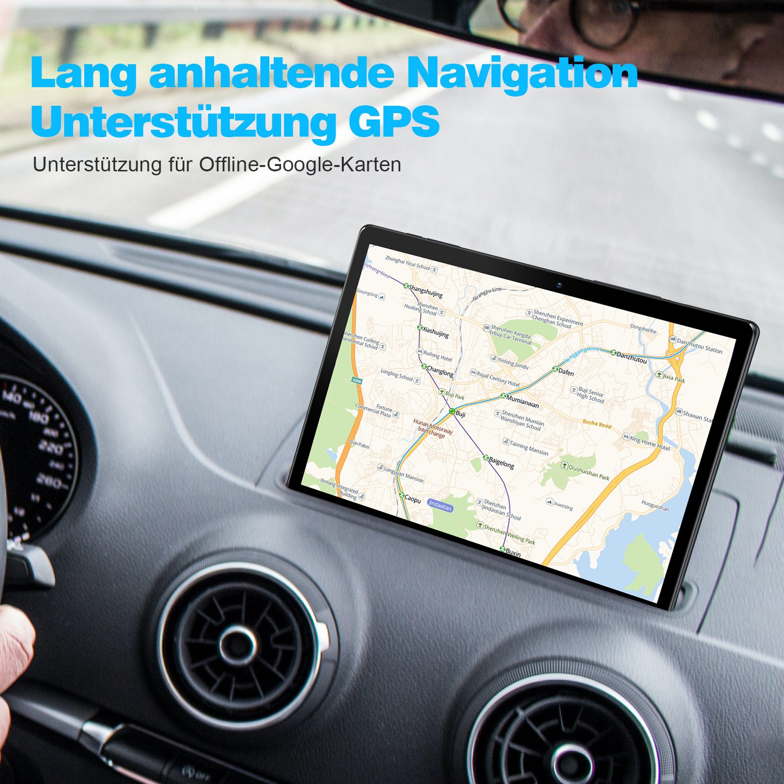 PRITOM Touch10 Tablet-PC 10 Zoll, 64 GB, WLAN, Bluetooth Tablet (10.1 Zoll Tablet", 64 GB, Erweiterbarer Speicher-Tablet)