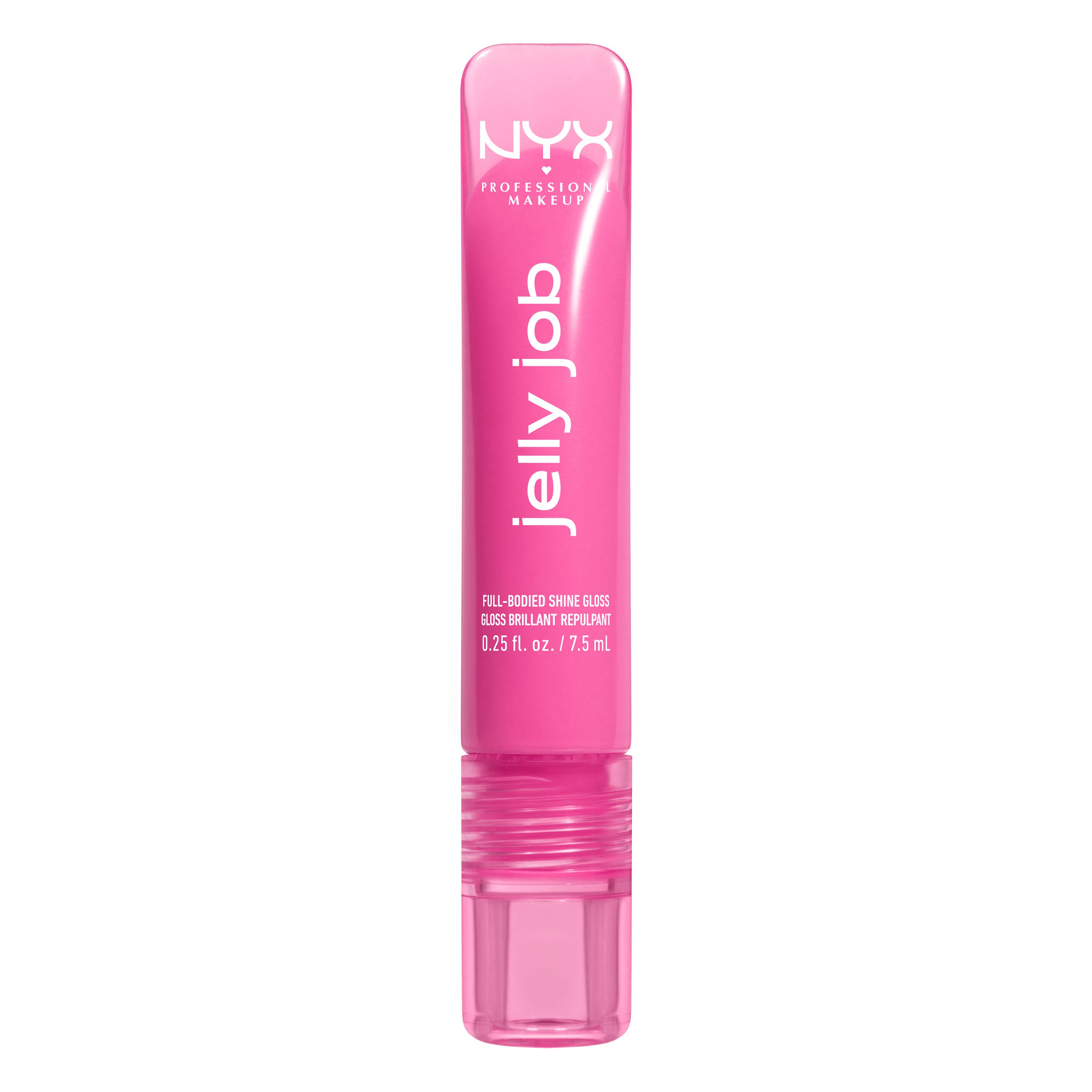 NYX PROFESSIONAL MAKEUP Lipgloss JELLY JOB FULL BODIED SHINE GLOSS, no Filler -pflegender Gloss für optisch vollere Lippen