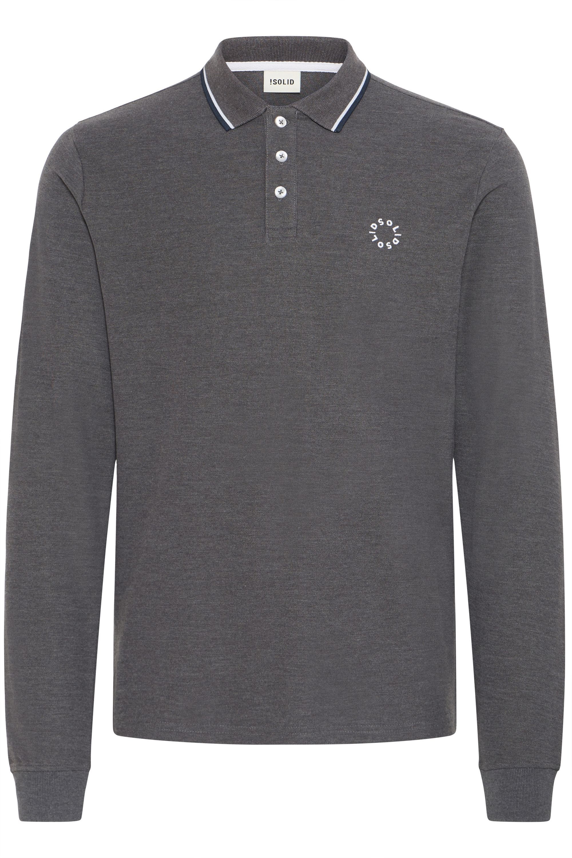 !Solid Langarm-Poloshirt SDHANGOR Casual langarm Polohemd günstig online kaufen