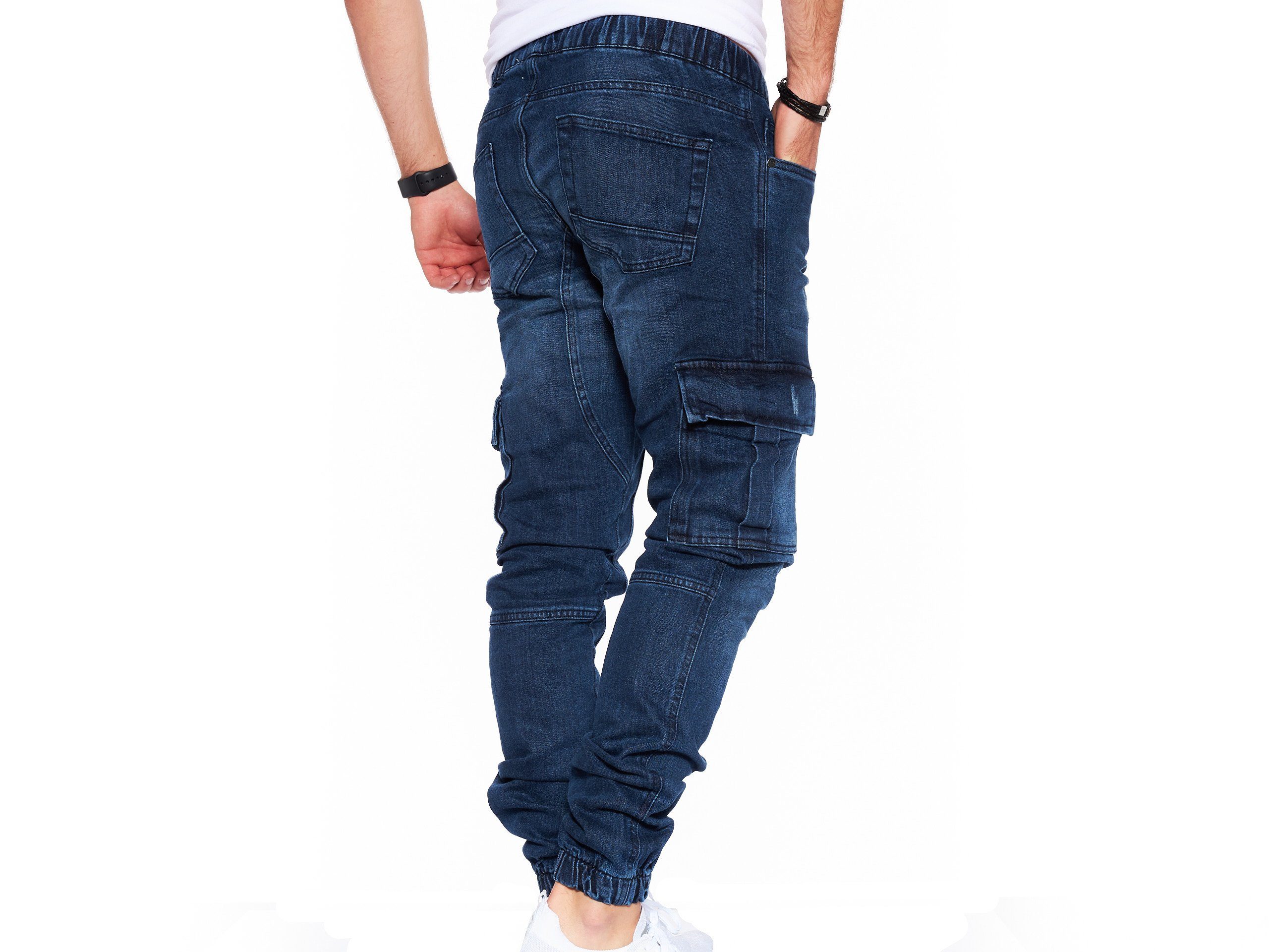 Styleko Cargohose 8003 Cargo Jeans Herren Cargohose für Herren Jeans Cargohose Herren