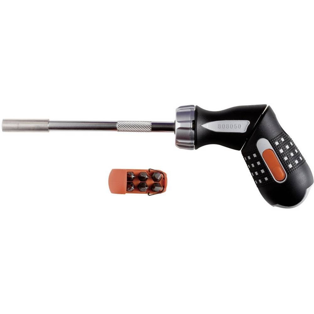 BAHCO Bit-Schraubendreher Bit-Ratschen-Schraubendr. 1/4″, M. Pistolengr., 6 Биты 808050P