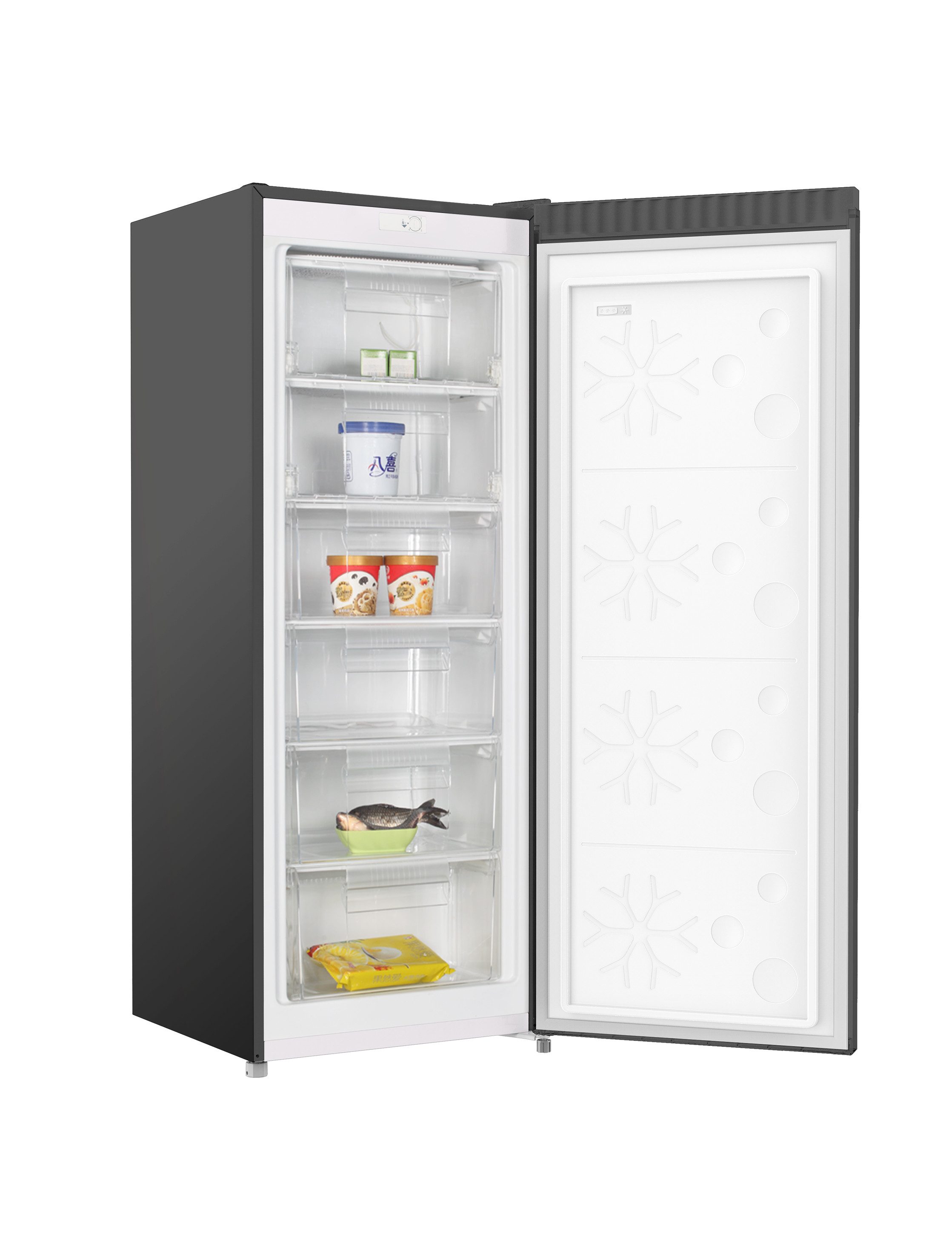 FrigeluX Gefrierschrank CA170XE, Schnellgefrierfunktion, 144cm hoch, 54 cm breit
