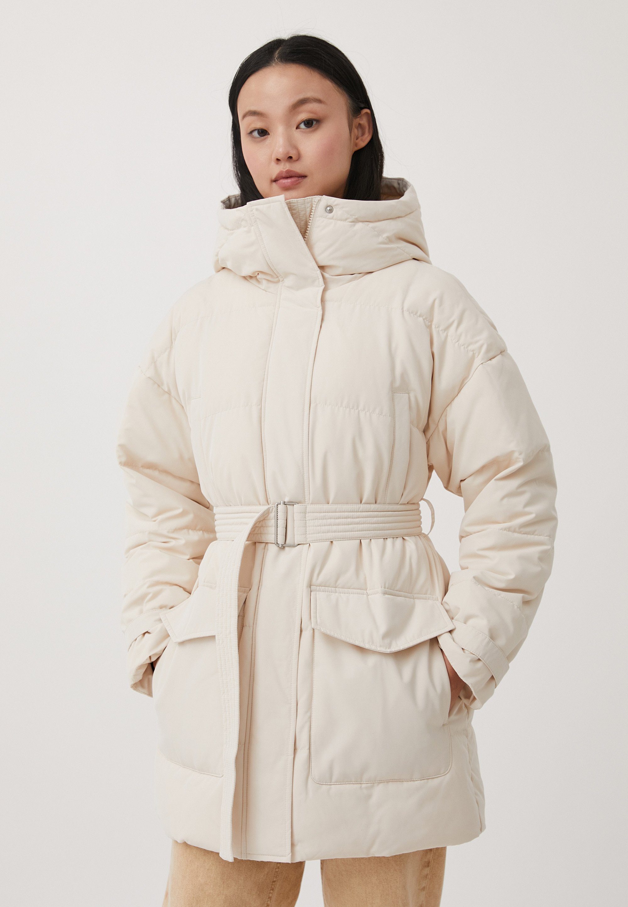 Finn Flare Steppjacke Belted Utility mit Gürtel
