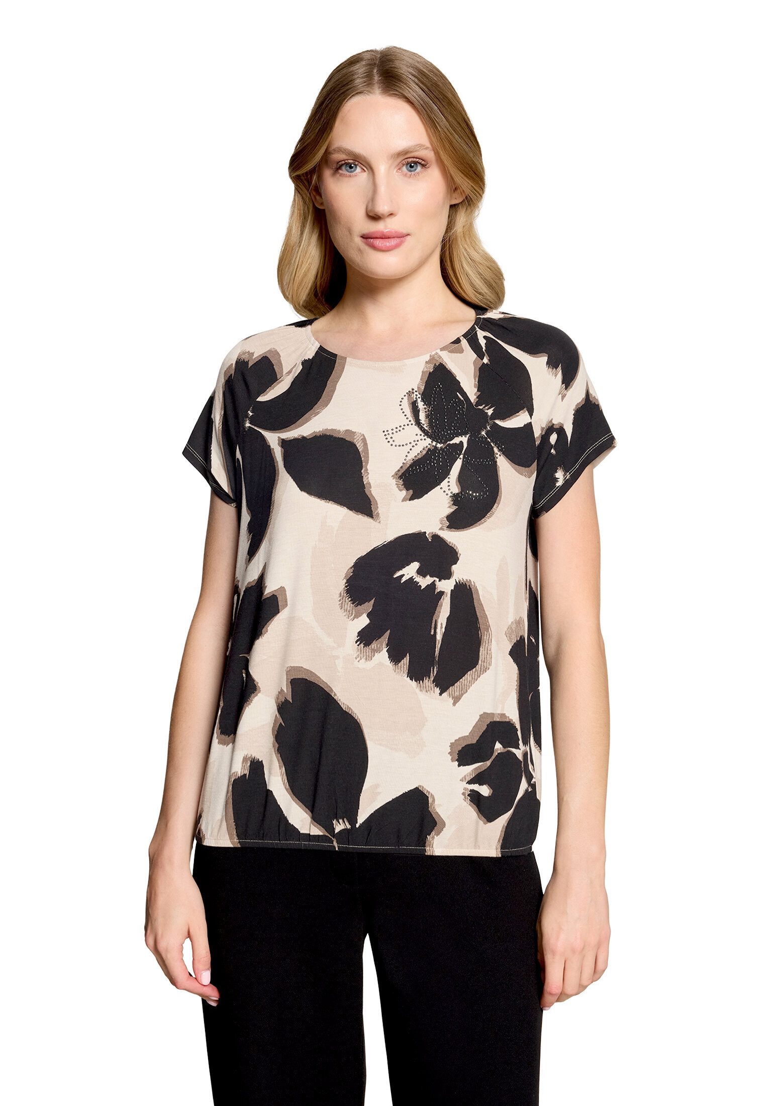 Betty Barclay Kurzarmshirt Damen mit Gummizug (1-tlg)