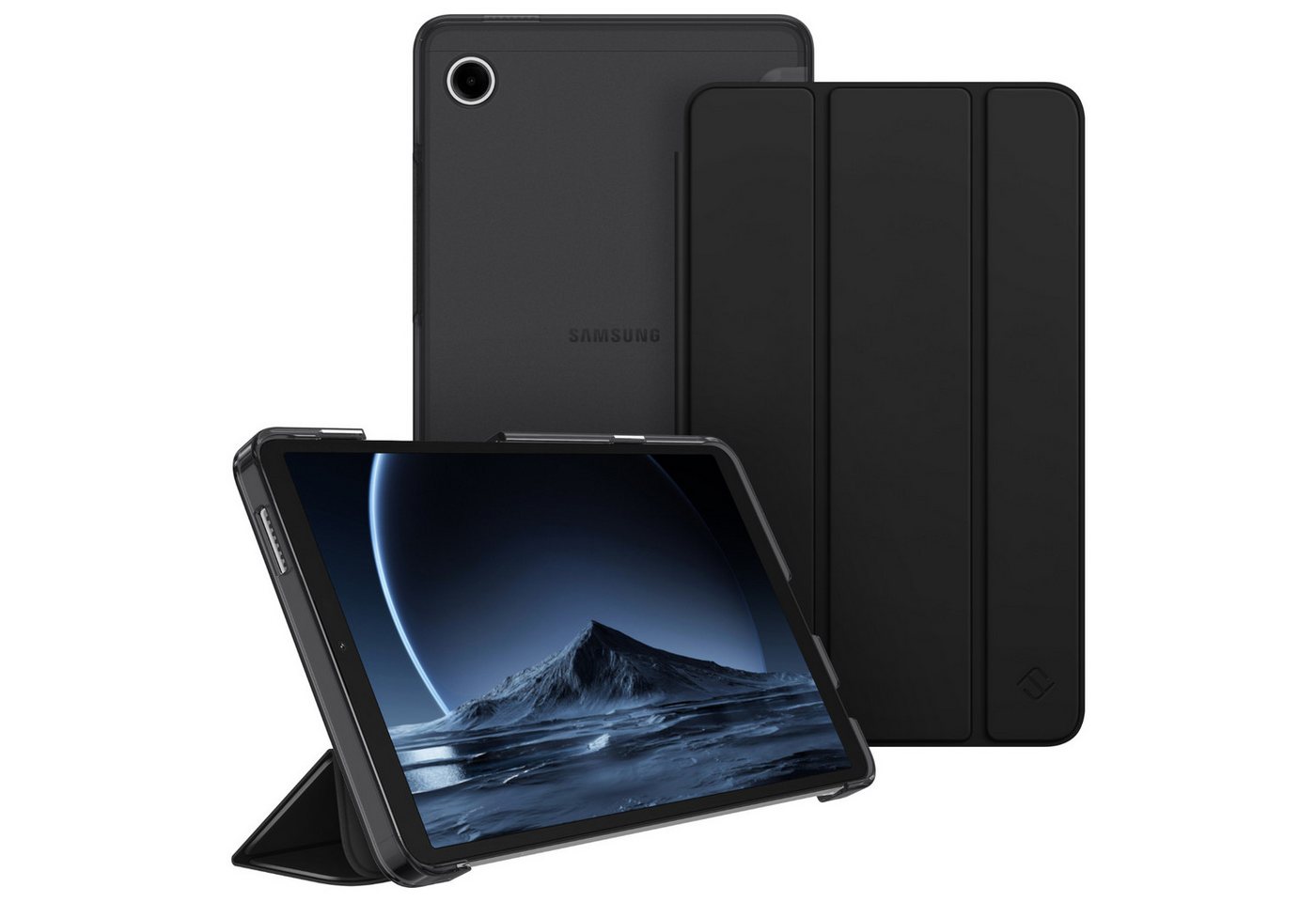 Fintie Tablet-Hülle für Samsung Galaxy Tab A11 8,7" 2025/ Tab A9 8.7 Zoll Tablet, Ultra Dünn Schutzhülle mit Transparenter Rückseite