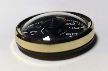 HR Autocomfort Raumthermometer Historisches 1970er Thermometer aus Metall mit Magnet & Klebepad