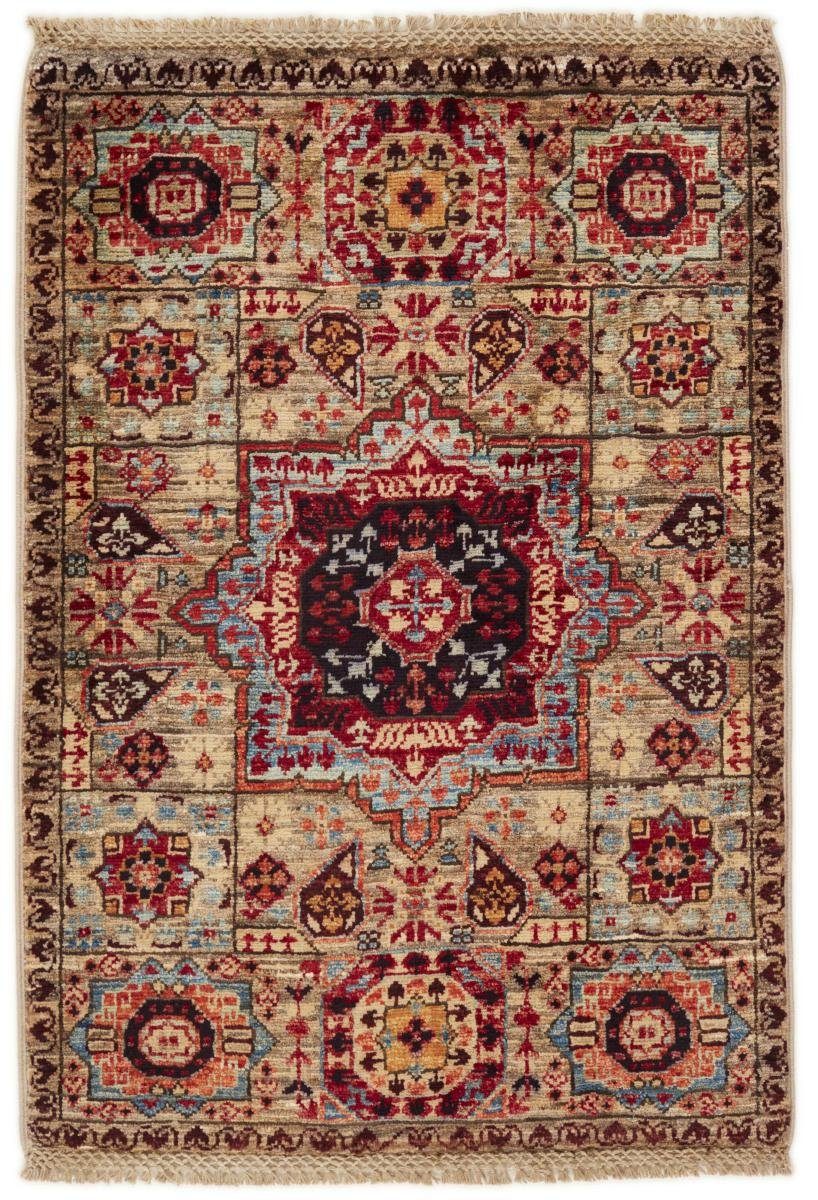 Mamluk Handgeknüpfter 6 Höhe: Trading, rechteckig, Orientteppich Nain mm 64x92 Orientteppich,