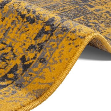 Teppich Kurzflor Teppich Plume Gold Anthrazit, HANSE Home, rechteckig, Höhe: 9 mm