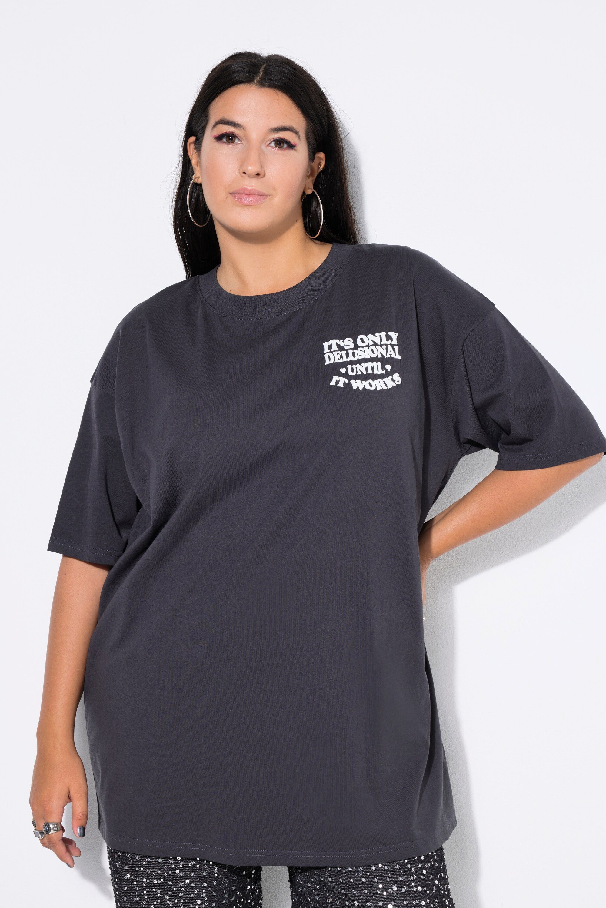 Studio Untold T-Shirt T-Shirt oversized Statement Print günstig online kaufen
