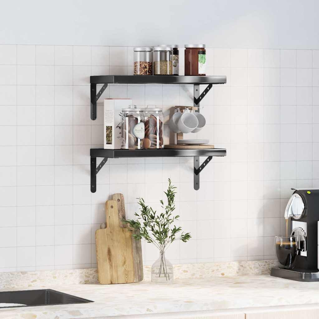 vidaXL Regal Wandregale 2 Stk. 50x23,5x3 günstig online kaufen