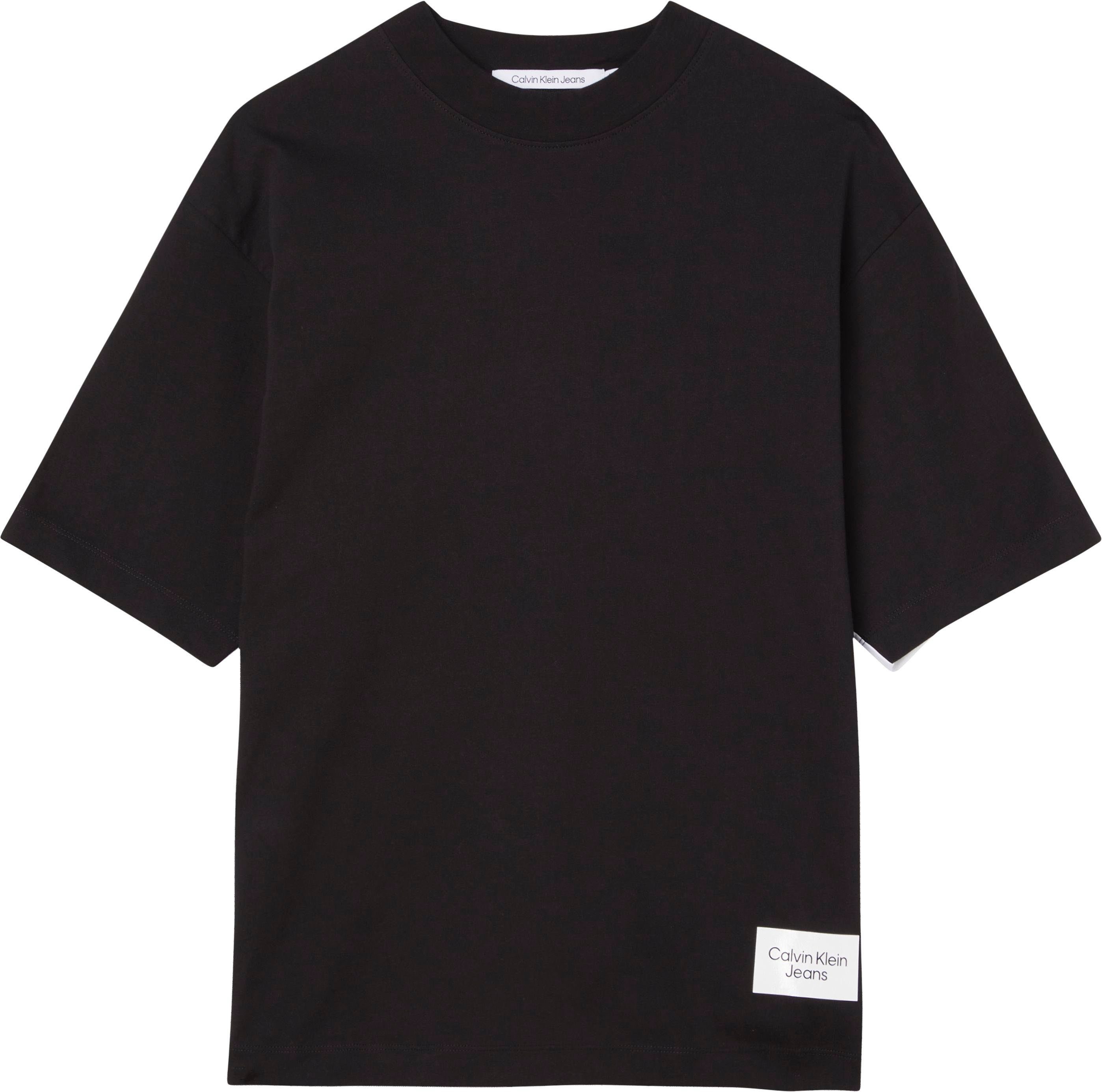 LOGO mit Black Jeans Ck Rundhalsausschnitt Klein T-Shirt COLORBLOCK BOLD TEE Calvin