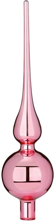MAGIC by Inge Weihnachtsbaumkugel Berry Kiss, Weihnachtsdeko, Christbaumschmuck (46 St), Christbaumkugeln aus Glas, 45 Kugeln Ø ca. 4-6 cm, inkl. Spitze 28 cm