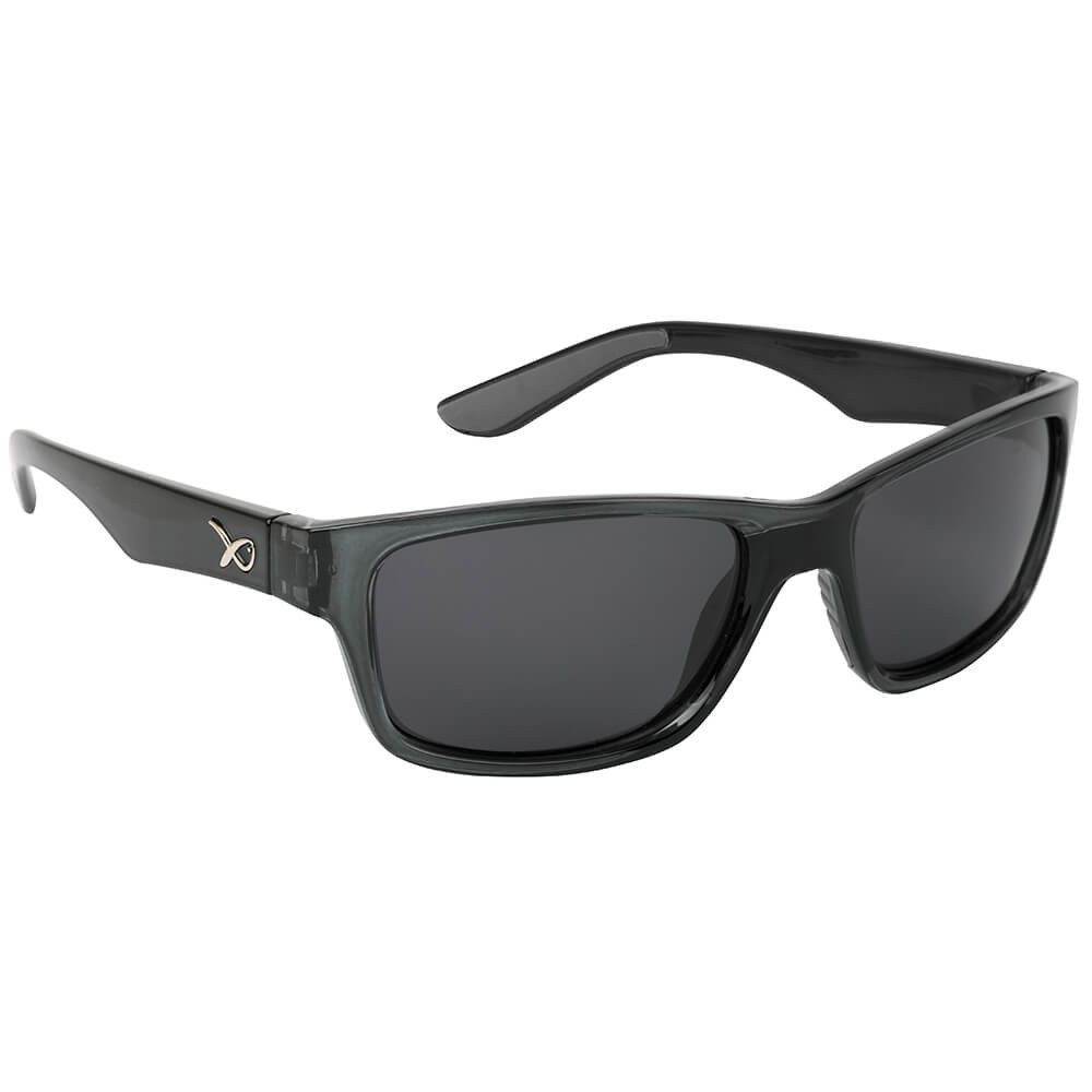 Fox Matrix Sonnenbrille Matrix Eyewear Polarisationsbrille Trans Black Casual Grey Lense