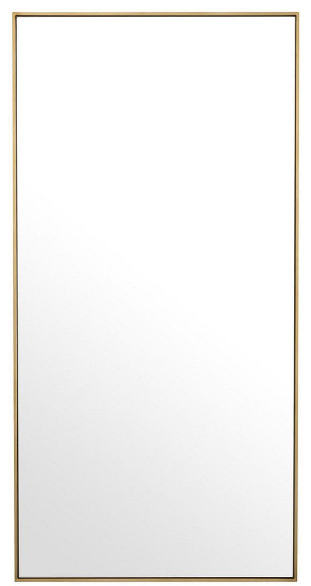 / Luxus Messingfarben x Wandspiegel 180 90 H. - - Casa Wandspiegel Spiegel Garderobenspiegel Padrino Wohnzimmer Qualität Spiegel cm Luxus -