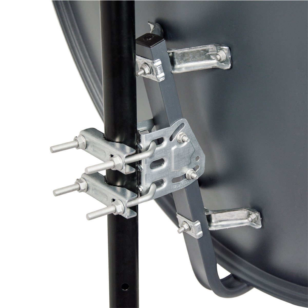 PremiumX SAT Anlage 80cm Antenne Quad LNB F-Stecker Wandhalter 45cm SAT-Antenne – Bild 3 von 5