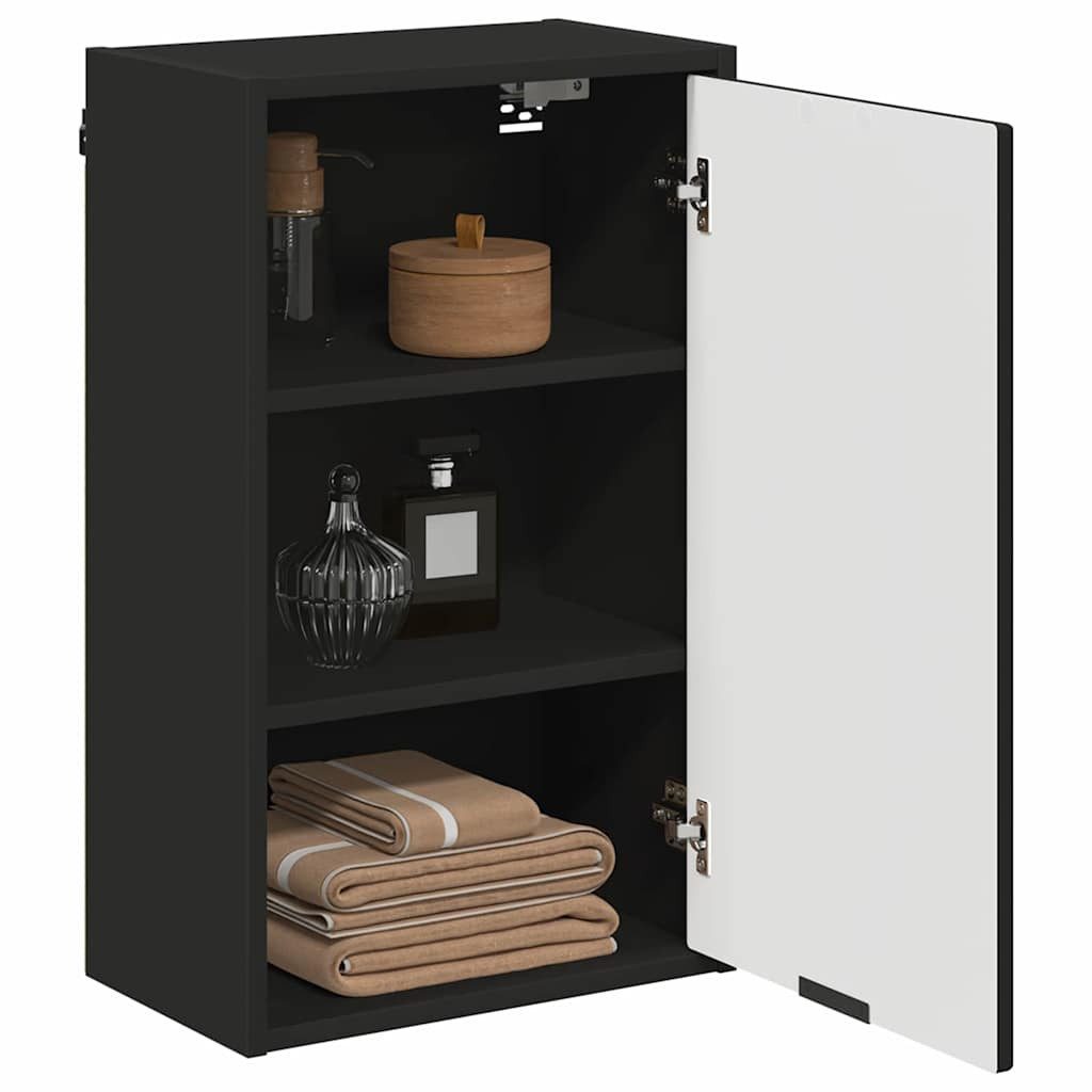 vidaXL Badezimmerspiegelschrank Badezimmer Schrank Schwarz 39 günstig online kaufen