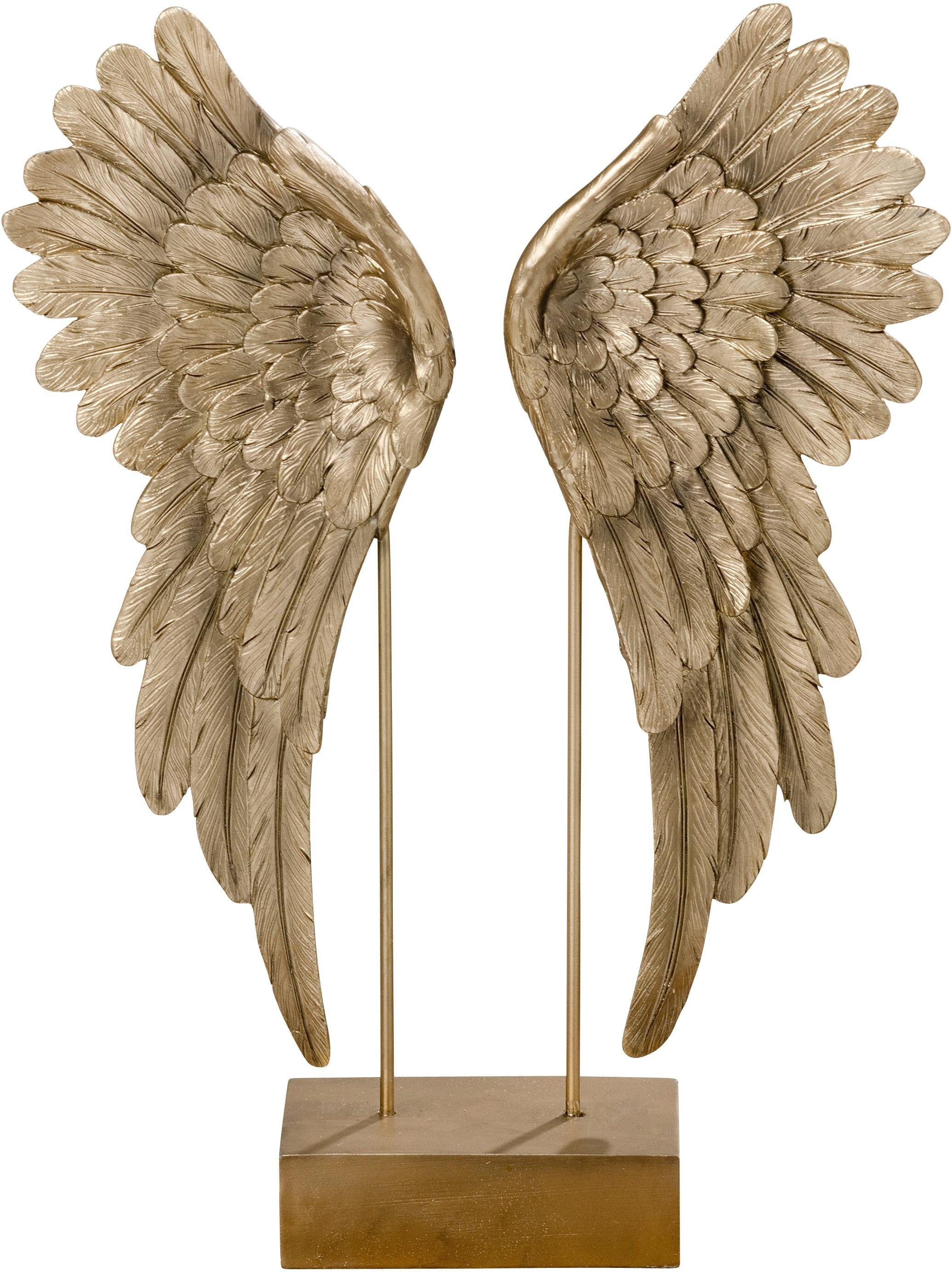 Home affaire Dekoobjekt Cosmo, goldfarben (1 St), Engelsflügel günstig online kaufen