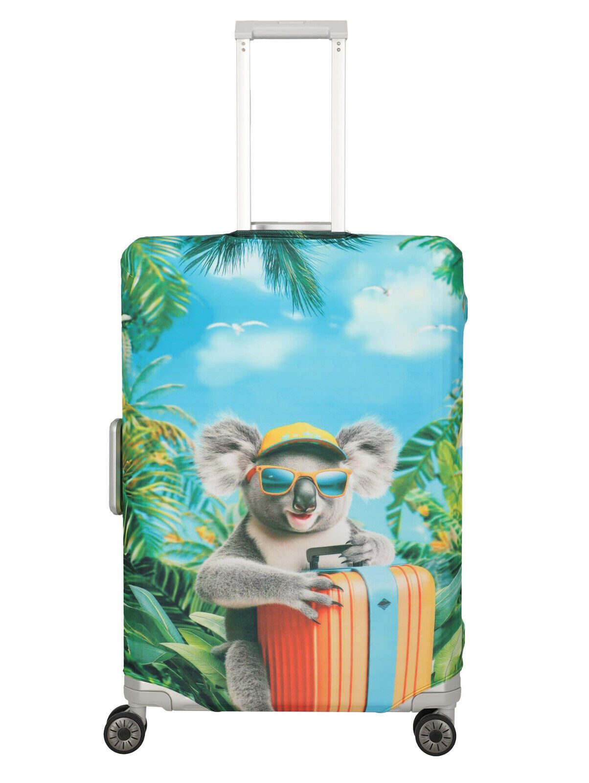 travelite Kofferhülle Kofferschutzhülle Kofferhülle L für große Koffer bis max 77x52x29cm