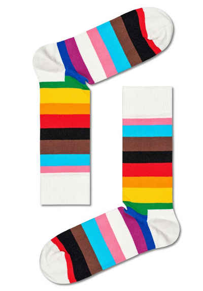 Happy Socks Socken »Pride Stripe« mit farbigen Streifen