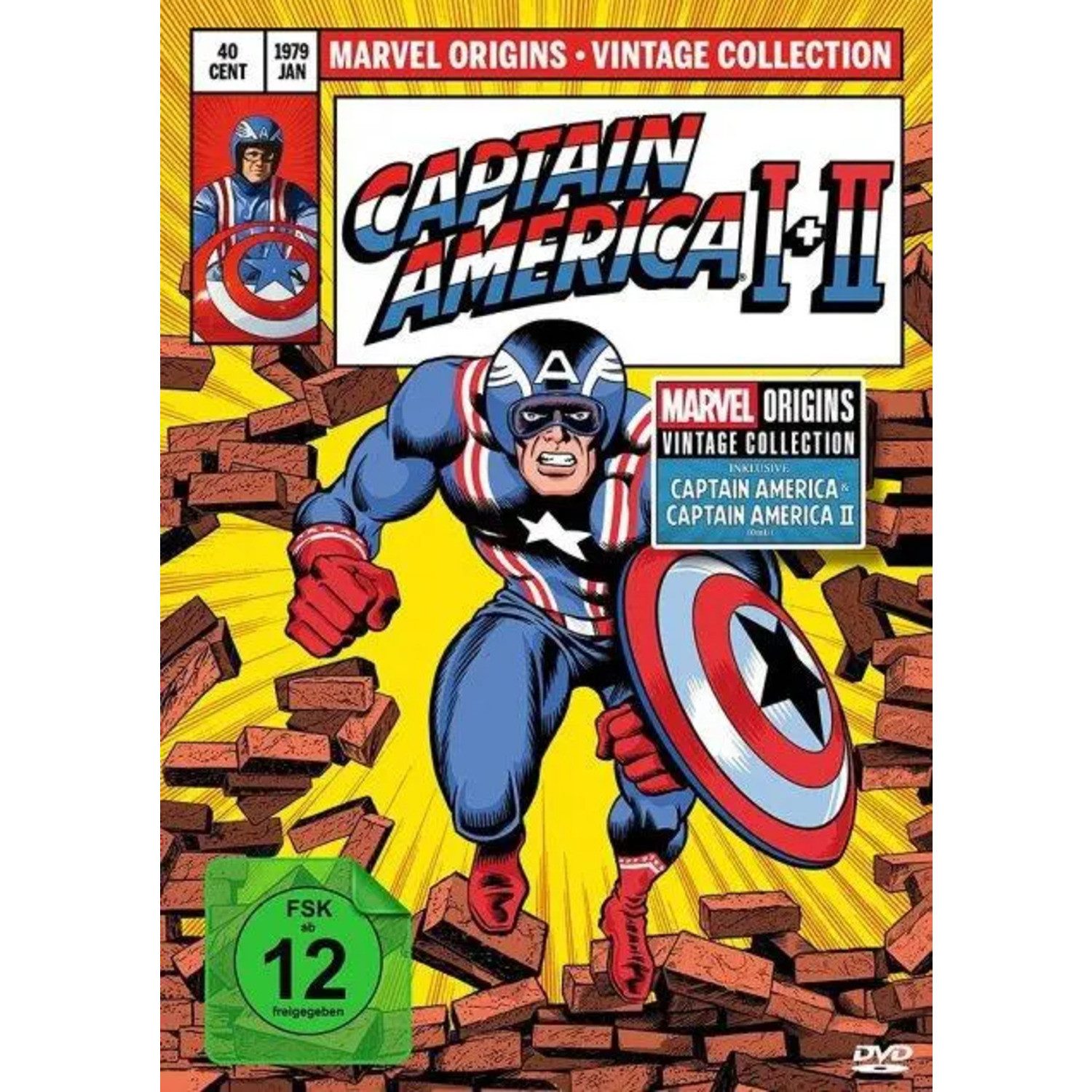 DVD Captain America I+II - Marvel Origins